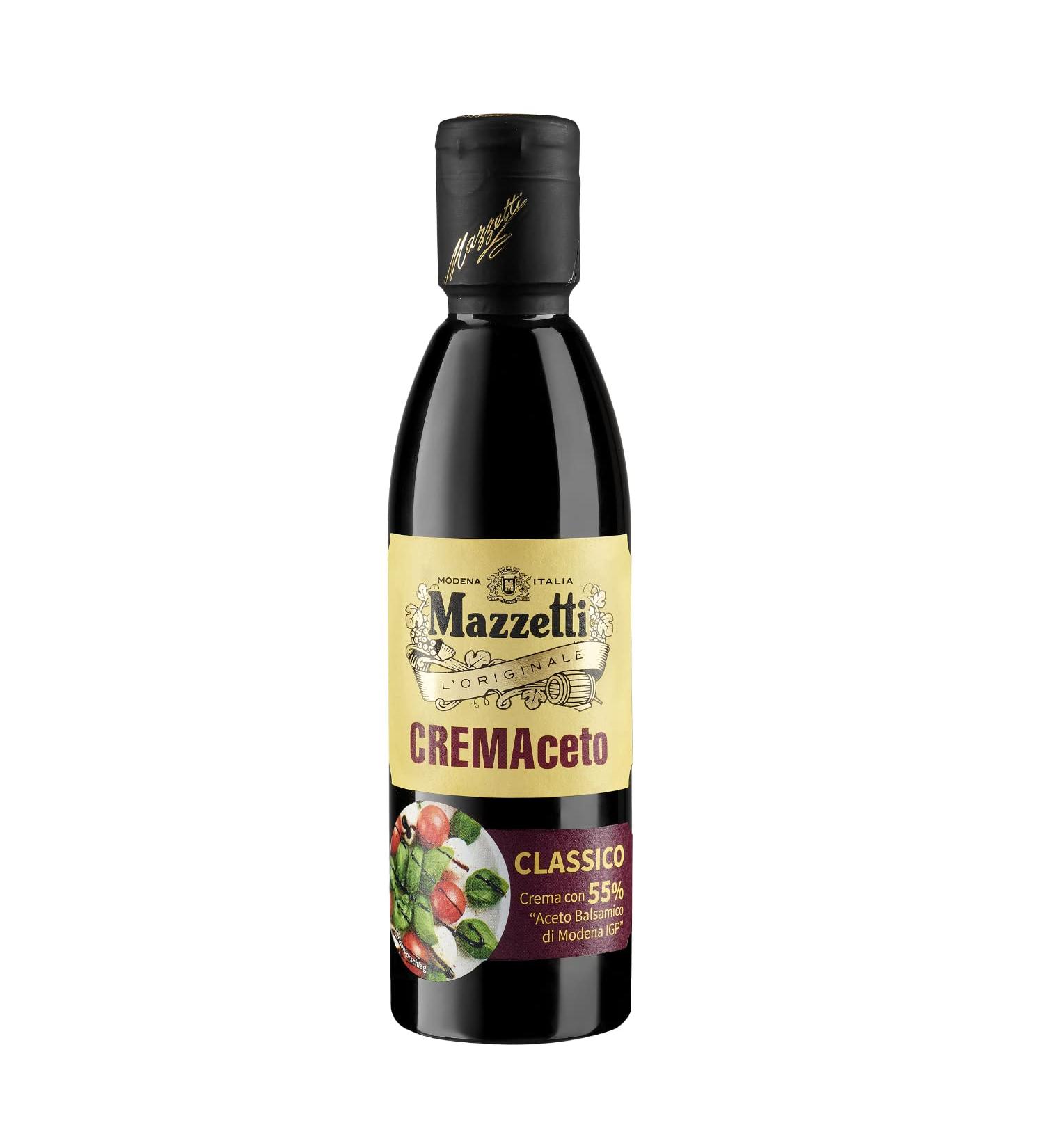 Buy Mazzetti Cremaceto Classico 250ml - 55% Aceto Balsamico di Modena I.G.P | Italian Dressing for Salads & Dishes - International Shipping Available - Buy Online on GoSupps.com