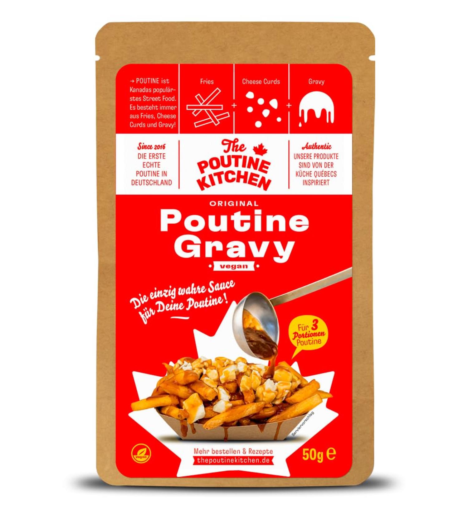 Original Poutine Gravy - Vegan Poutine Sauce | Authentic Quebec Taste - International Shipping - Buy Online on GoSupps.com
