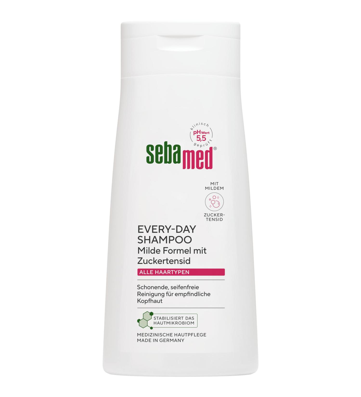  SEBAMED Sebamed Every-Day Shampoo 400ml for men and women gentle and soap-free cleansing for sensitive scalps particularly gentle thanks to its surfactant formula suitable for all hair types - Buy Online on GoSupps.com