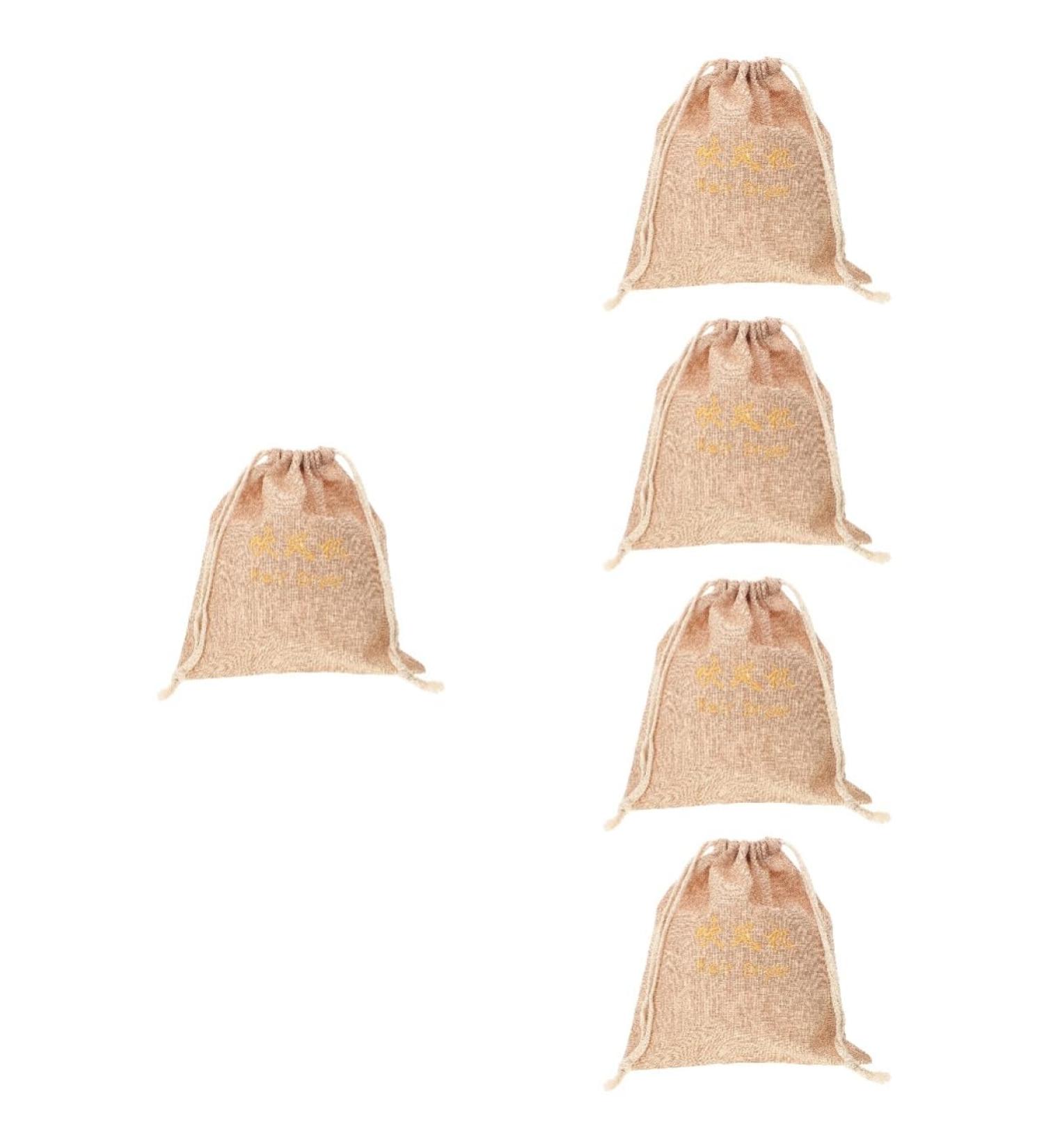 NOLITOY 5pcs Hair Dryer Storage Bag Sports Bag Hairdryer Sackpack Hair Tools Travel Bag Hairdryer Bag Fabric 29.50X25.50X1.00CMx5pcs Light Yellowx5pcs - Buy Online on GoSupps.com