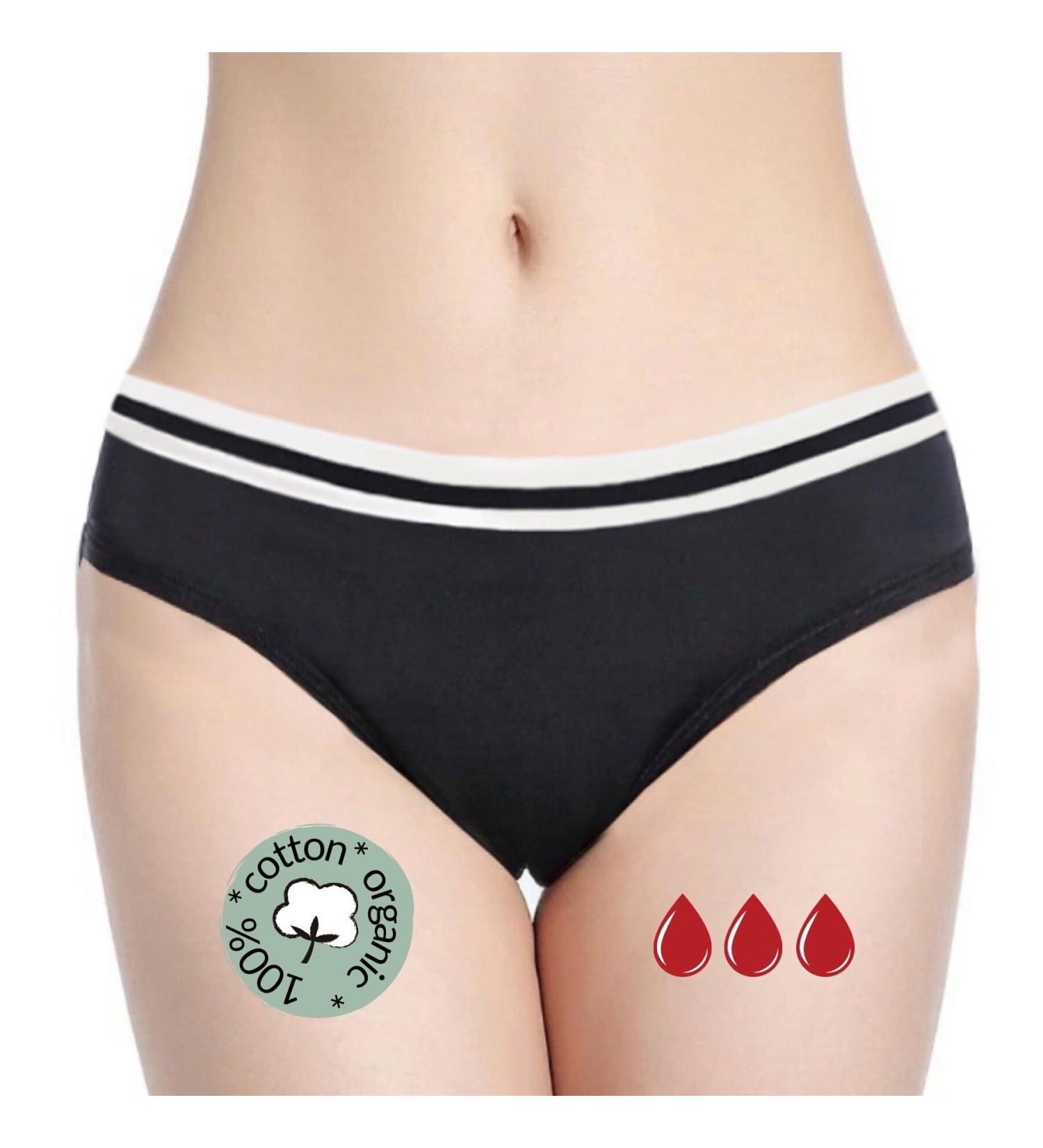 Eco-Friendly Noblood Period Underwear | Washable Menstrual Briefs | Absorbent Cotton | XXS-3XL - Buy Online on GoSupps.com