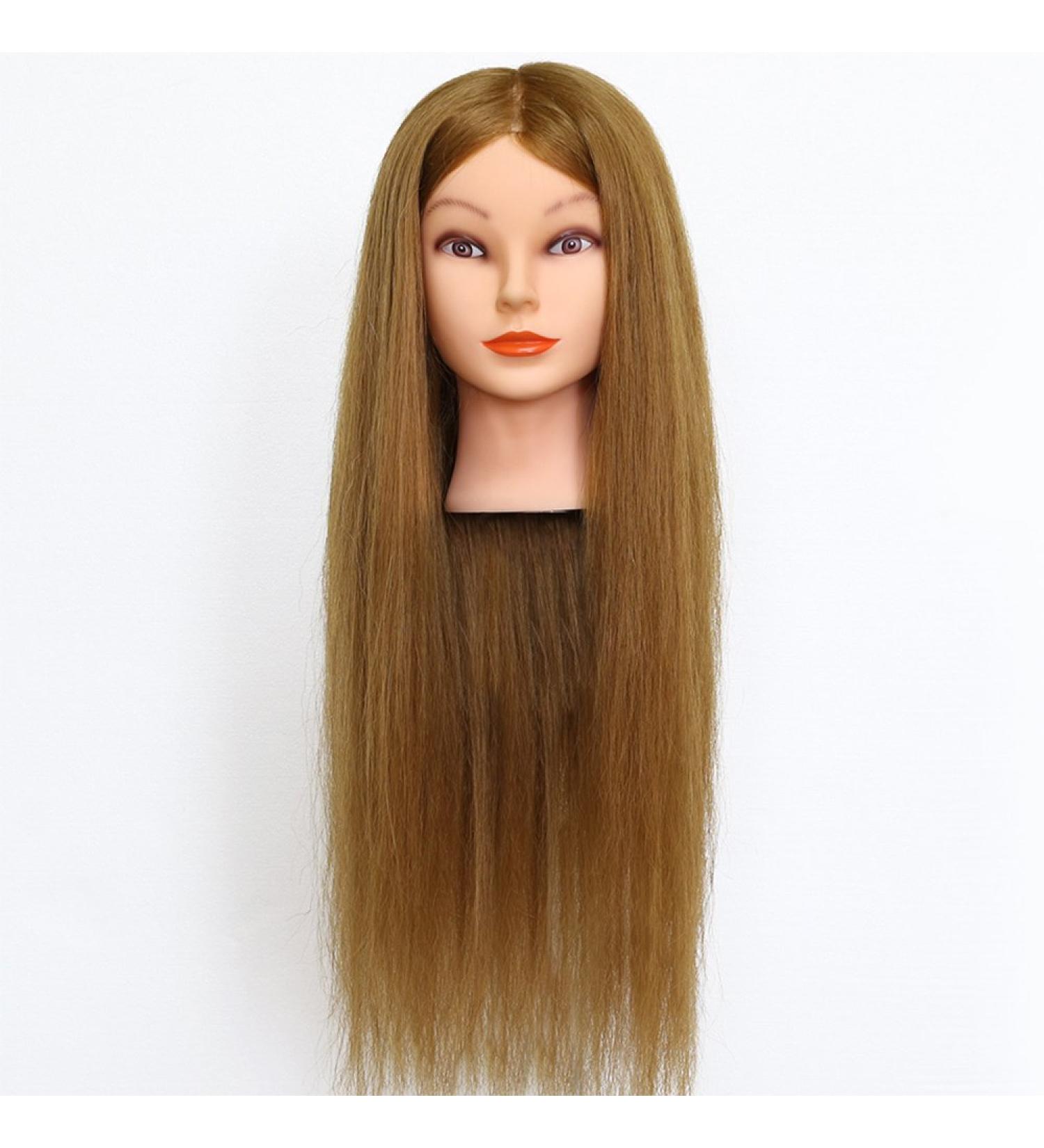 Neverland 26 90% Human Hair Training Head for Hairdressing Apprentices - Blonde 66cm with Stand | Ideal for Salon Practice & Hair Styling - Buy Online on GoSupps.com