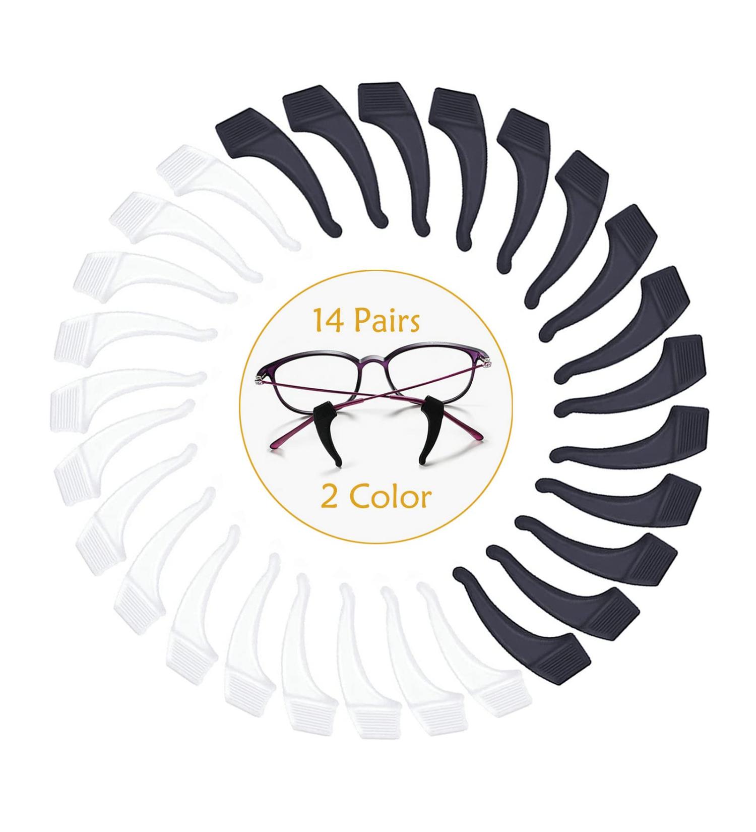 Anti-Slip Glasses Ear Hook - Black & White for Secure Fit | Shop Now! - Buy Online on GoSupps.com