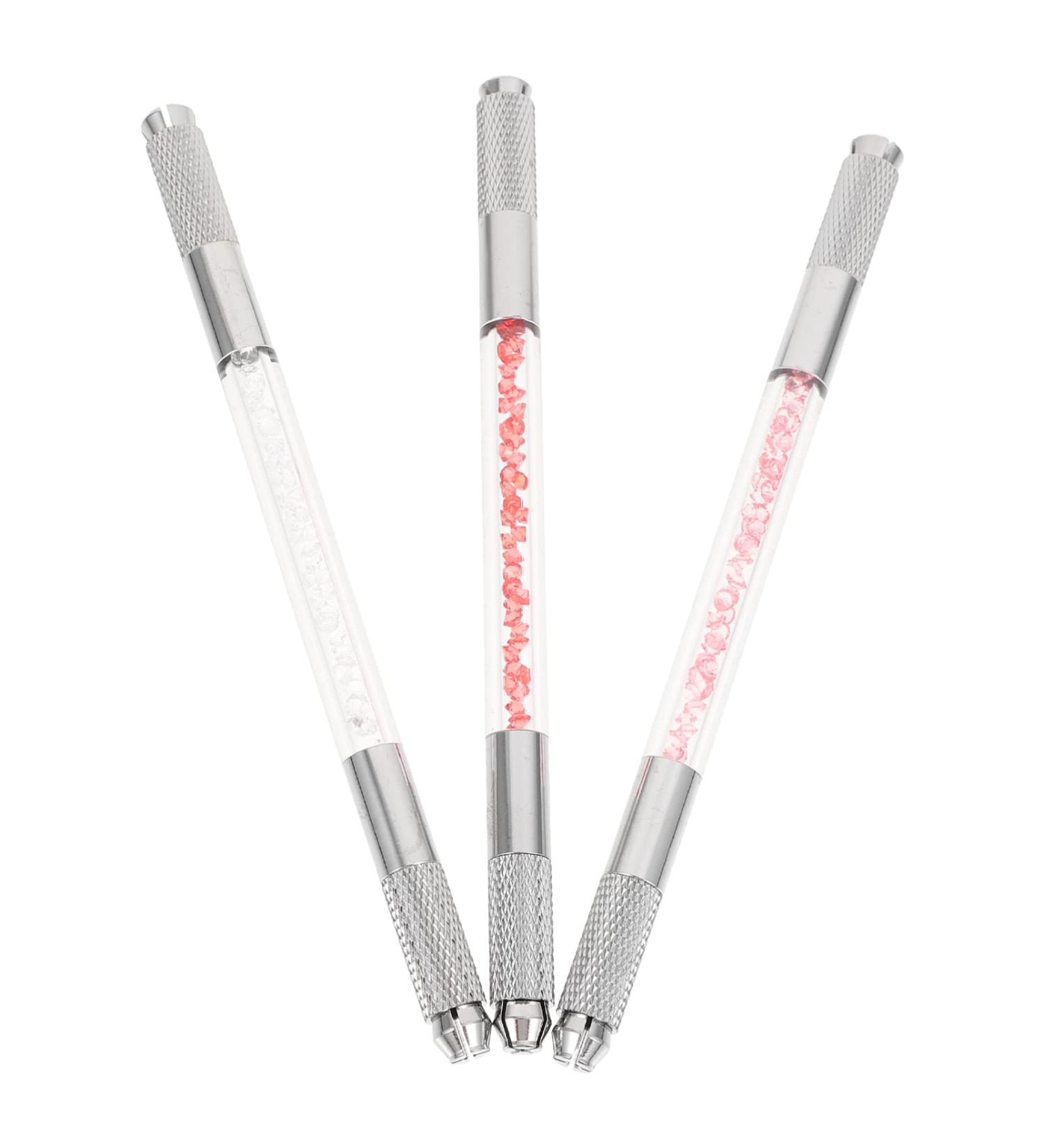 Didiseaon 3pcs Fruit Embroidery Pen Pen Women Makeup Tools Crystal Pen Double-headed Eyebrow Pen Crystal Microblading Pens Embroidered Pen Double Head Eyebrow Pens Manual Eyebrow Pen - Buy Online on GoSupps.com