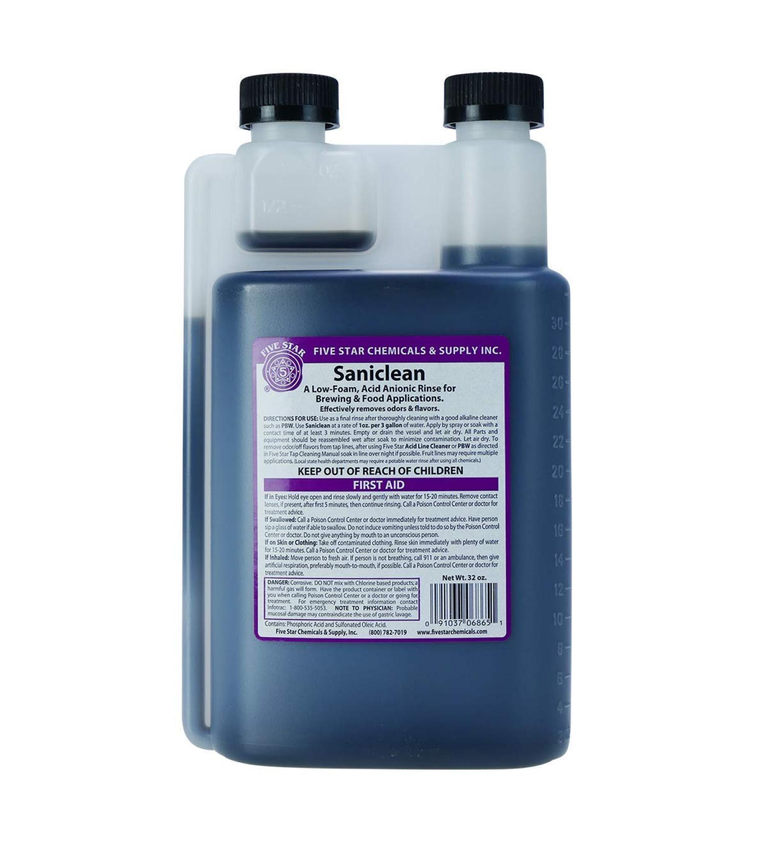 Five Star Saniclean 32 oz. Multi-Purpose Cleaner - Ultimate Cleaning Solution - Buy Online on GoSupps.com