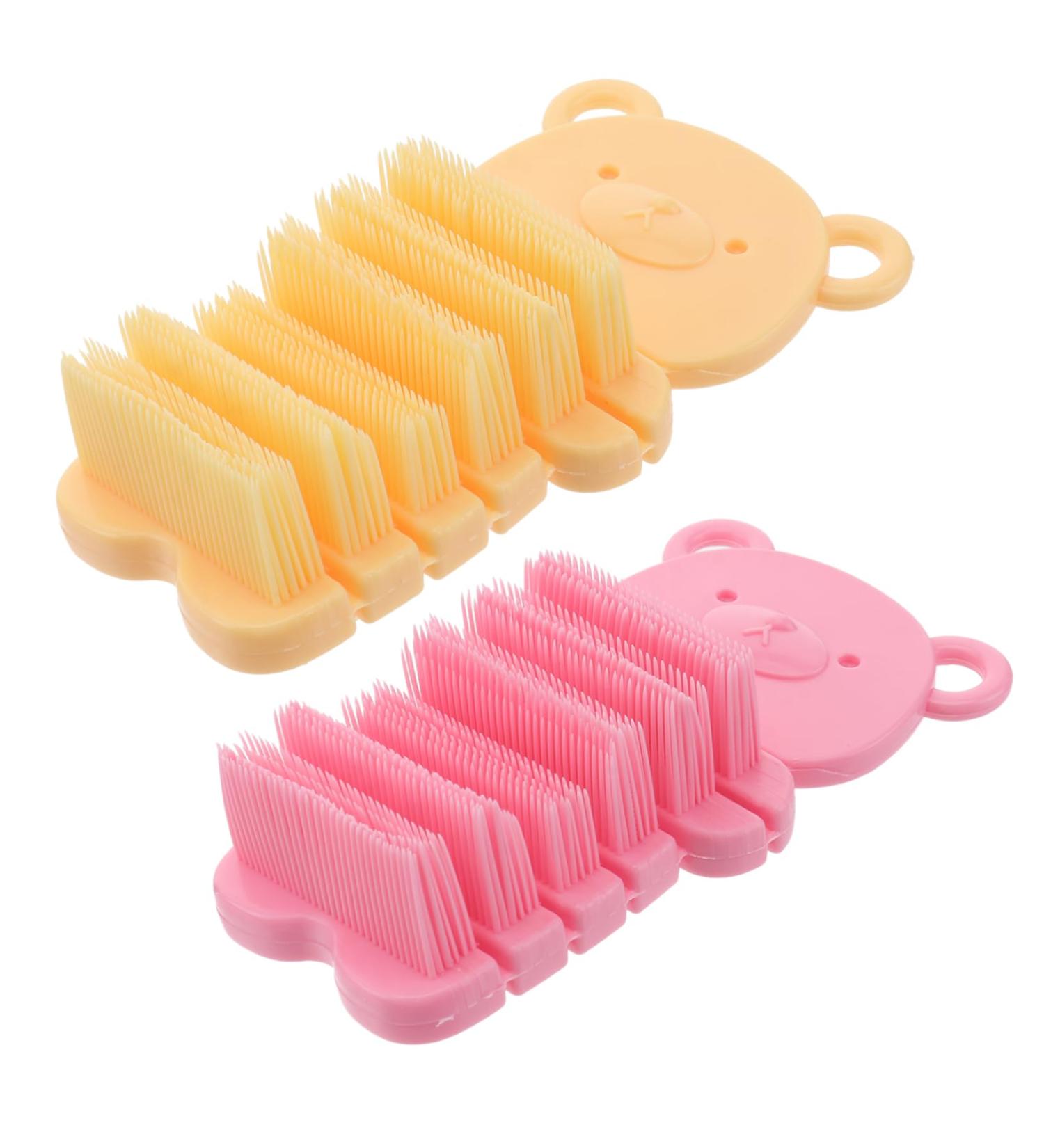 Buy PopetPop 2-in-1 Hand Washing Brush for Kids | Soft Nail & Finger Cleaning Brush | Stiff Bristles for Efficient Scrubbing | International Shipping Available - Buy Online on GoSupps.com