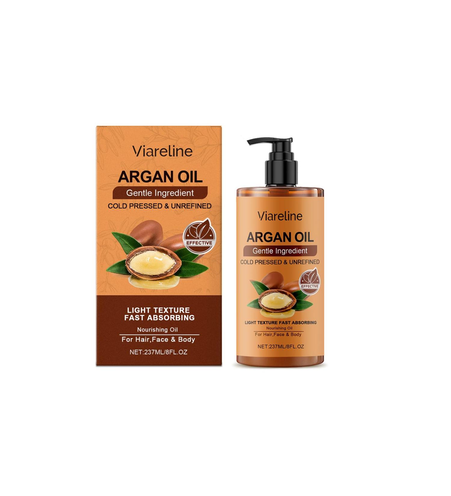 Viareline Argan Essential Oil Multifunctional Essential Oil Moisturizing Hair Moisturizing Hydrating Daily Care Oil - Buy Online on GoSupps.com