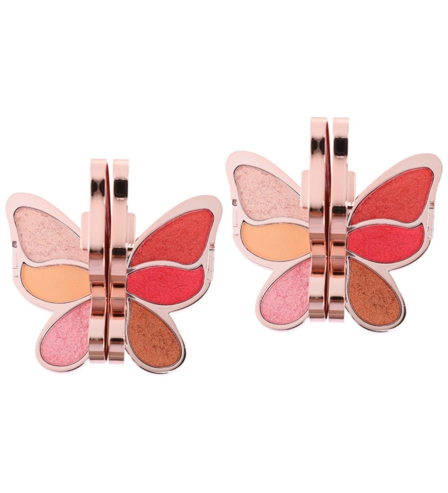 DOITOOL 2 pcs Foundation Multi-functional Cosmetics Supply Plate Eye Cosmetic Beauty Girl Portable Makeup 1 count (Pack of 1) As Shown 2x2pcs - Buy Online on GoSupps.com