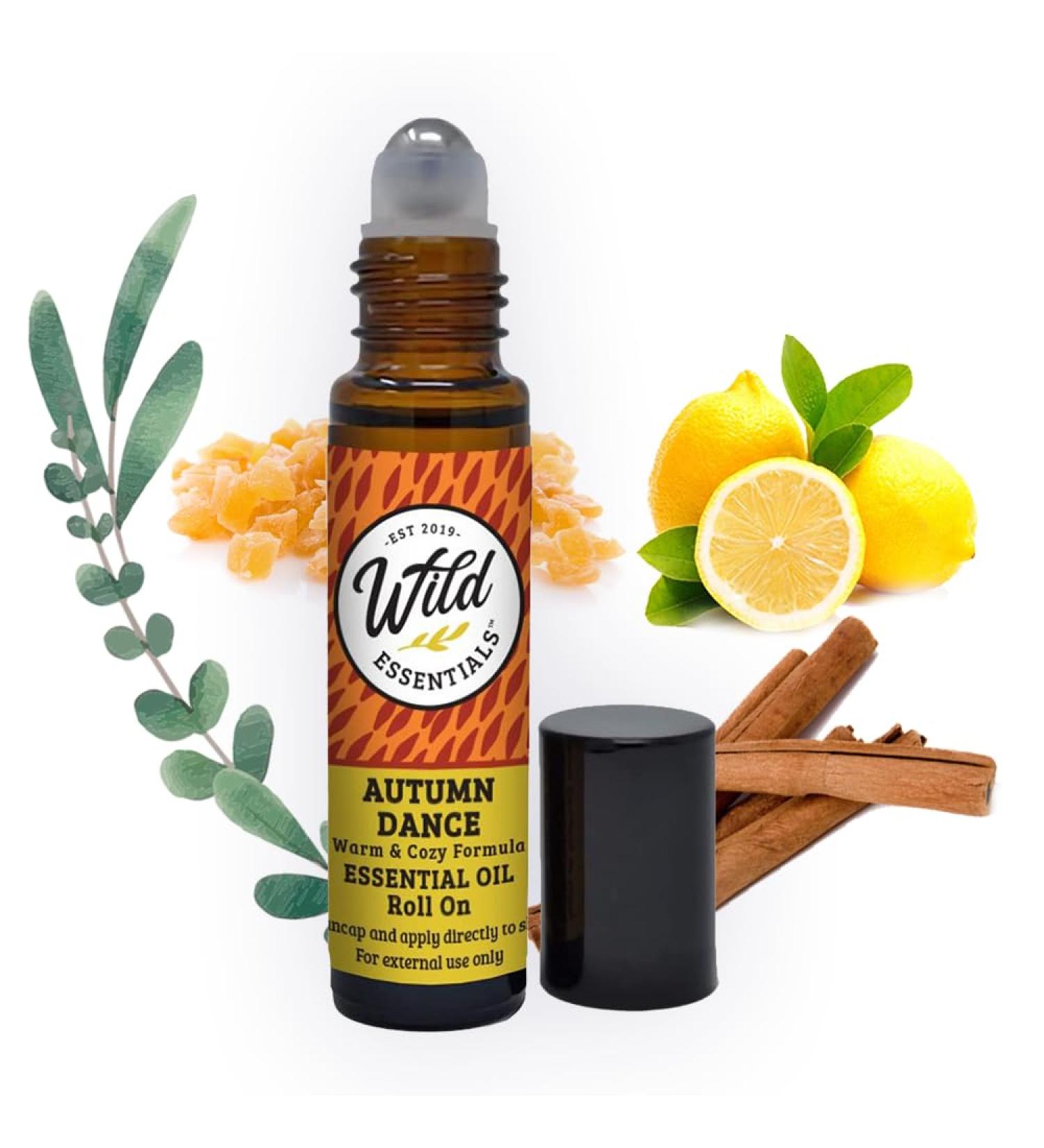 Wild Essentials Autumn Dance Essential Oil Roll On 10ml - Pure & Organic for Warmth Comfort & Airway Support | All-Natural Moisturizer - Buy Online on GoSupps.com