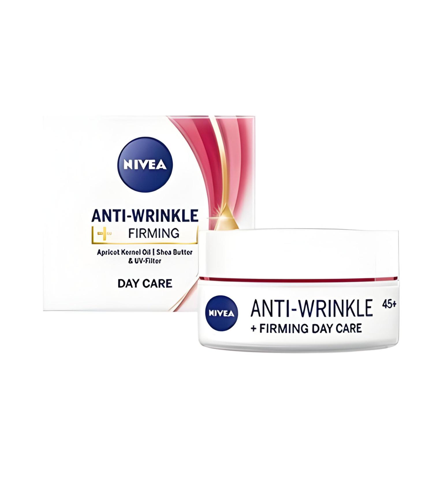 Nivea Day Care Anti-Wrinkle Cream Firming 45+ - Buy Online on GoSupps.com