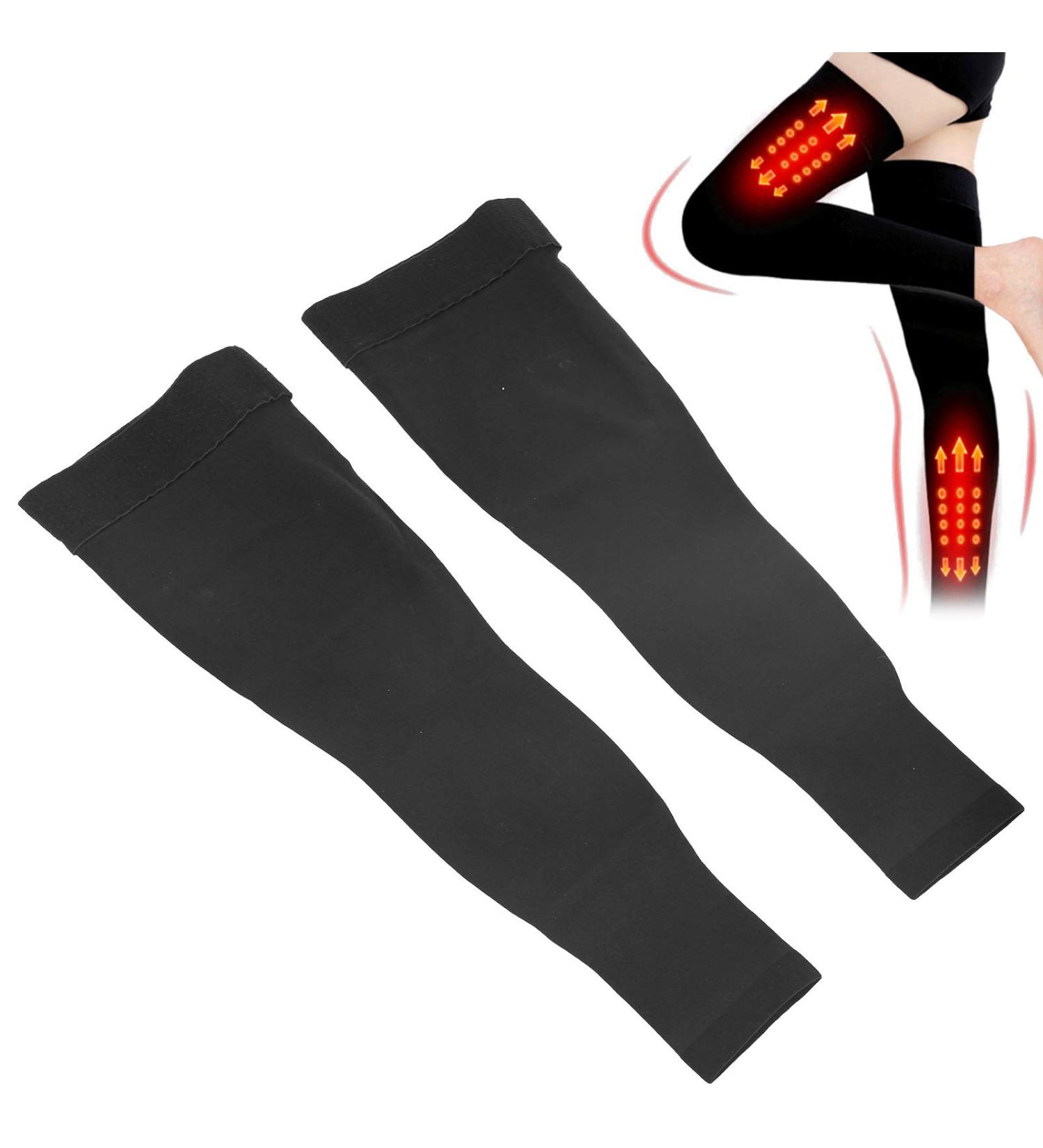 Buy Calf Compression Cuff & Ankle-Length Stockings for Varicose Veins - Elastic Light Pressure Stockings for Men & Women (XL) - International Shipping Available - Buy Online on GoSupps.com