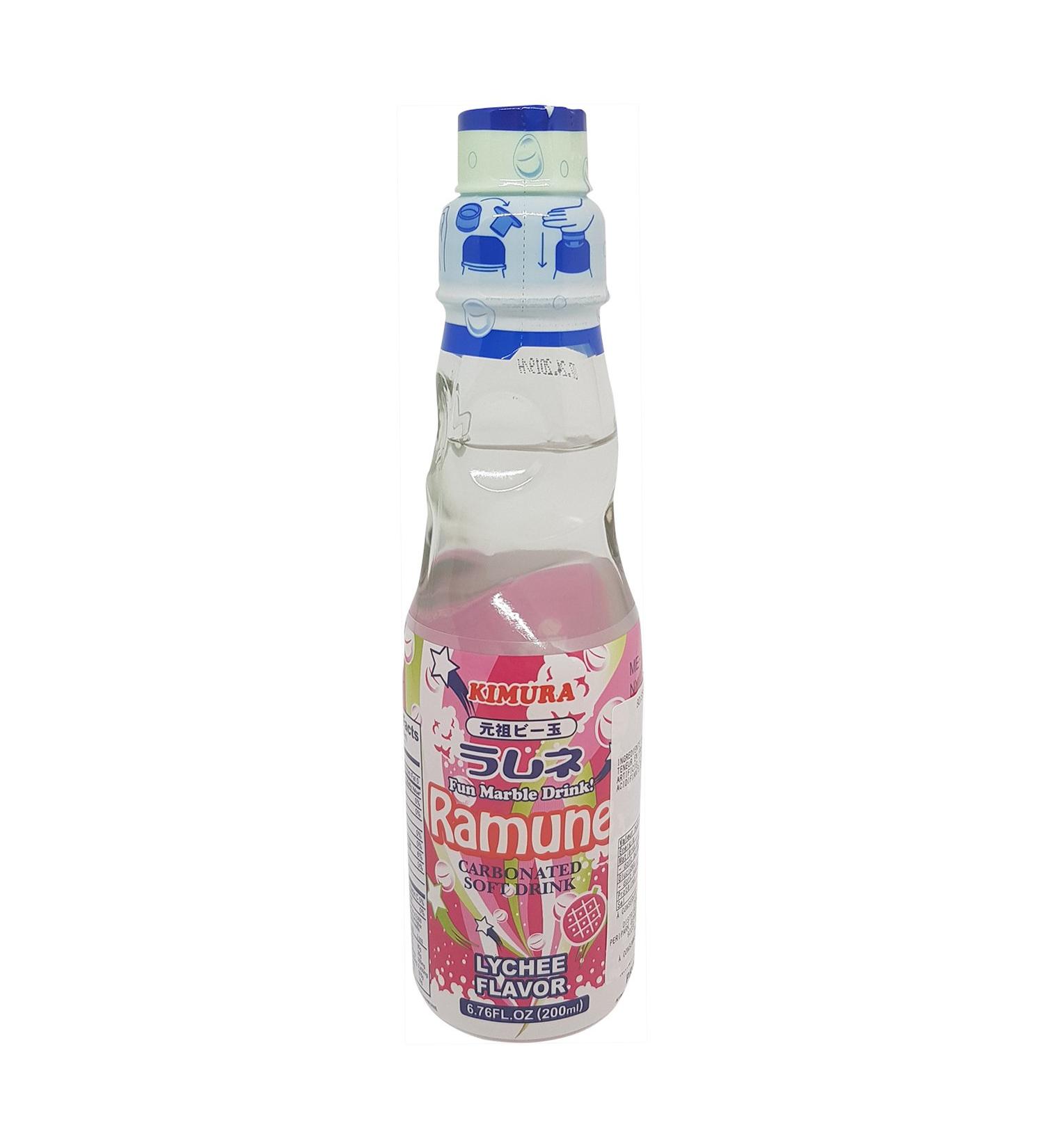 KIMURA Ramune - Limonade japonaise go t LITCHI 1x200ml - Original Import Japon limonade au go t de lychee 200 ml (Lot de 1) - Buy Online on GoSupps.com