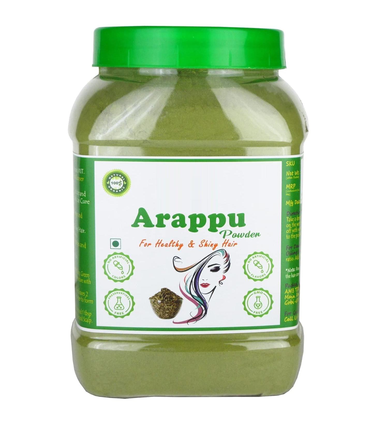 1Pack Arappu Powde.r - 250 g (8.81Ounce) - for Hair Cleansing | 100% Pure & Natural - Buy Online on GoSupps.com