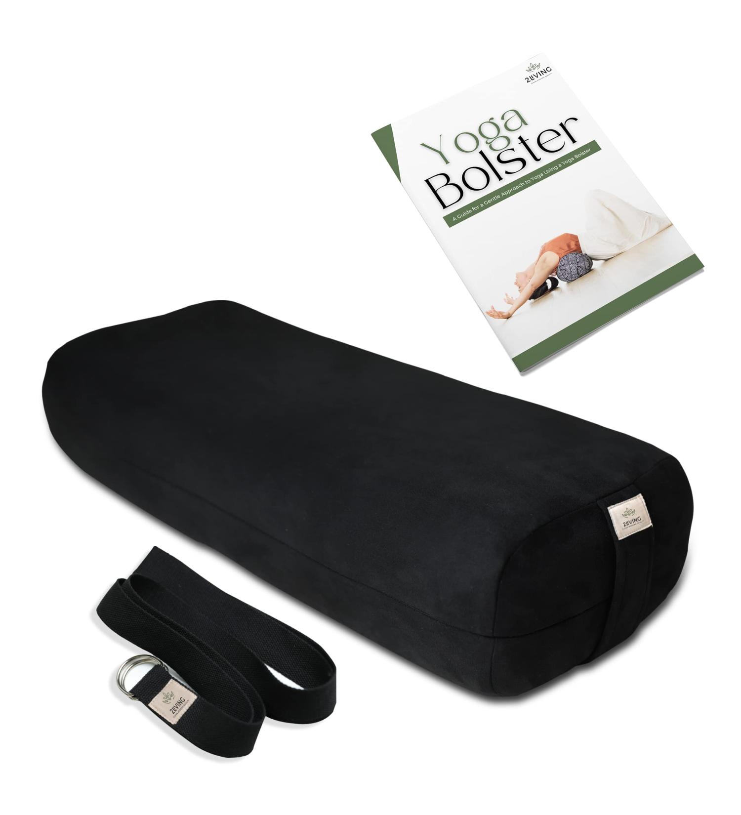 2Living Yoga Set: Bolster, Strap, and E-book - Complete Your Yoga Practice - Buy Online on GoSupps.com