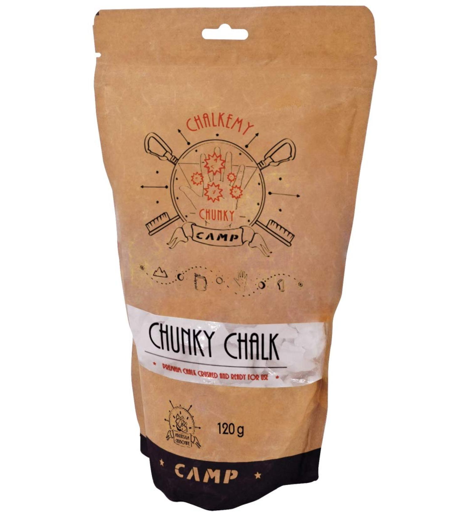 CAMP Chunky Chalk 120g White - High quality long-lasting coarse chalk size 120 g - color White