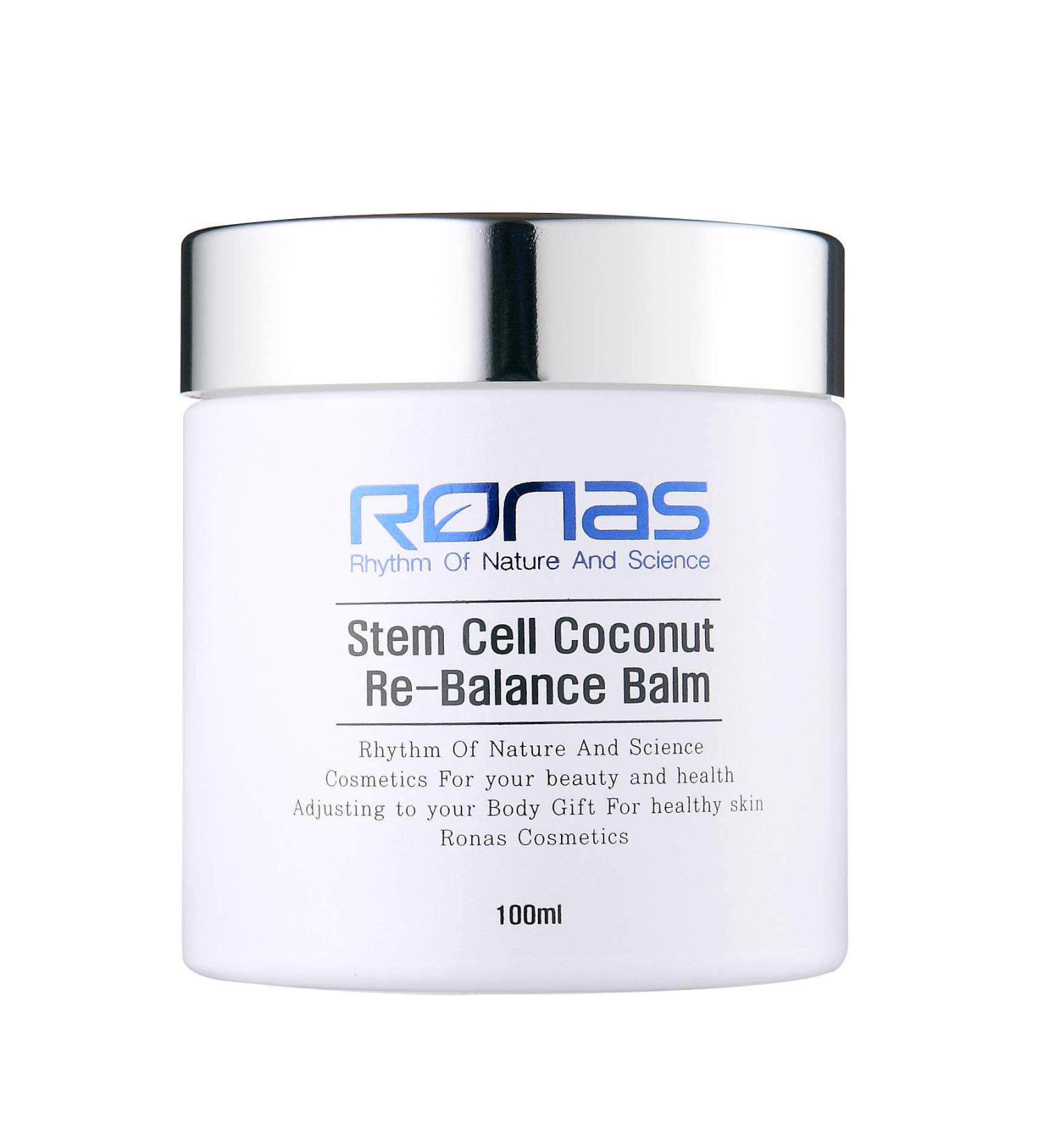 Ronas Stem Cell Coconut Rebalance Balm | Anti-Aging Cream & Moisturizer for Face & Neck | Korean Skin Care with Shea Butter & Coconut Oil - 3.3 Fl Oz - Buy Online on GoSupps.com