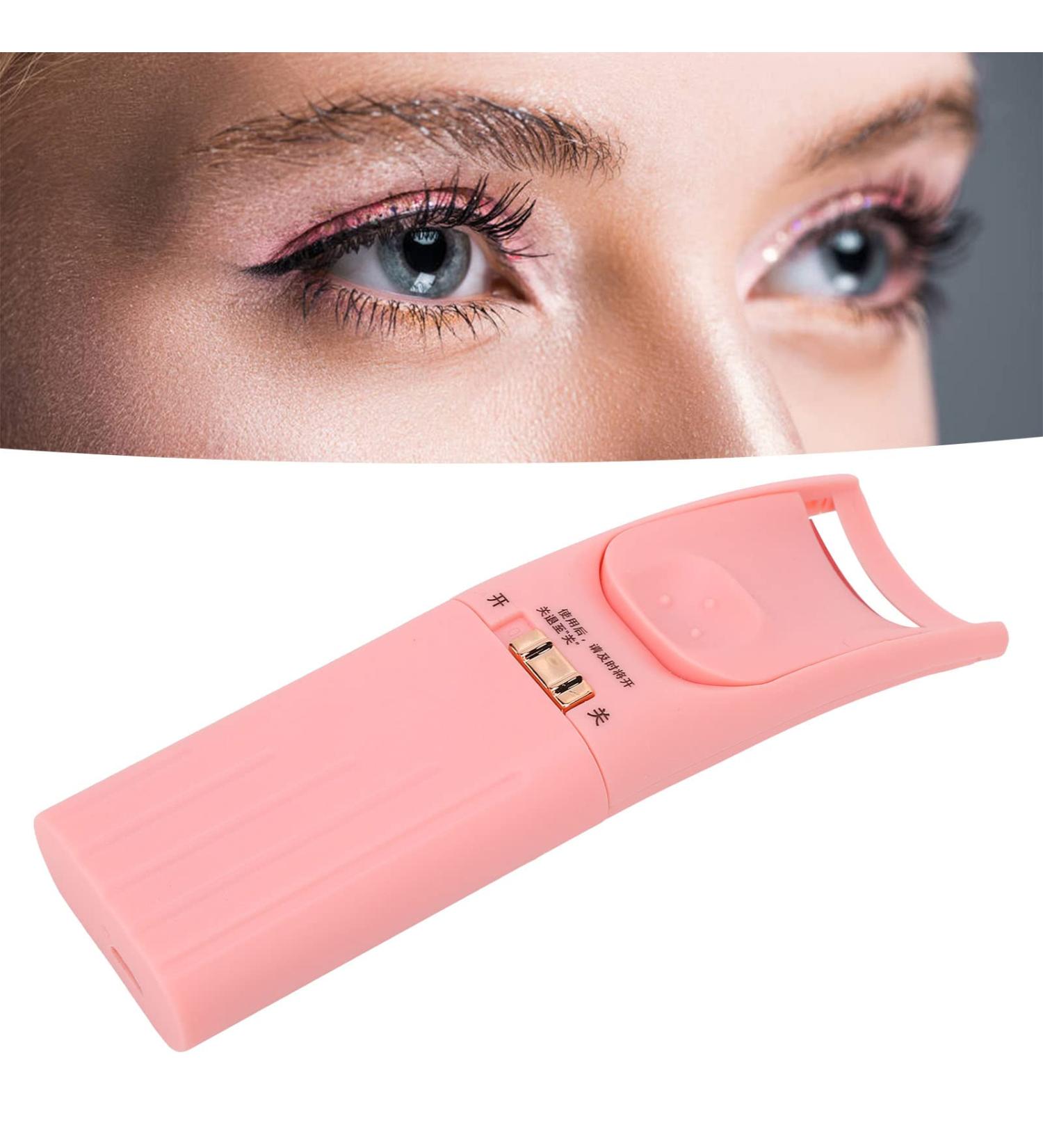 Heated Eyelash Curlers Electric Eyelash Curler Rechargeable Eyelash Curler Heating Silicone Pad Lash Curling Tool Long Lasting Perfect Eyelashes for Fast Eyelash Curling (2) - Buy Online on GoSupps.com