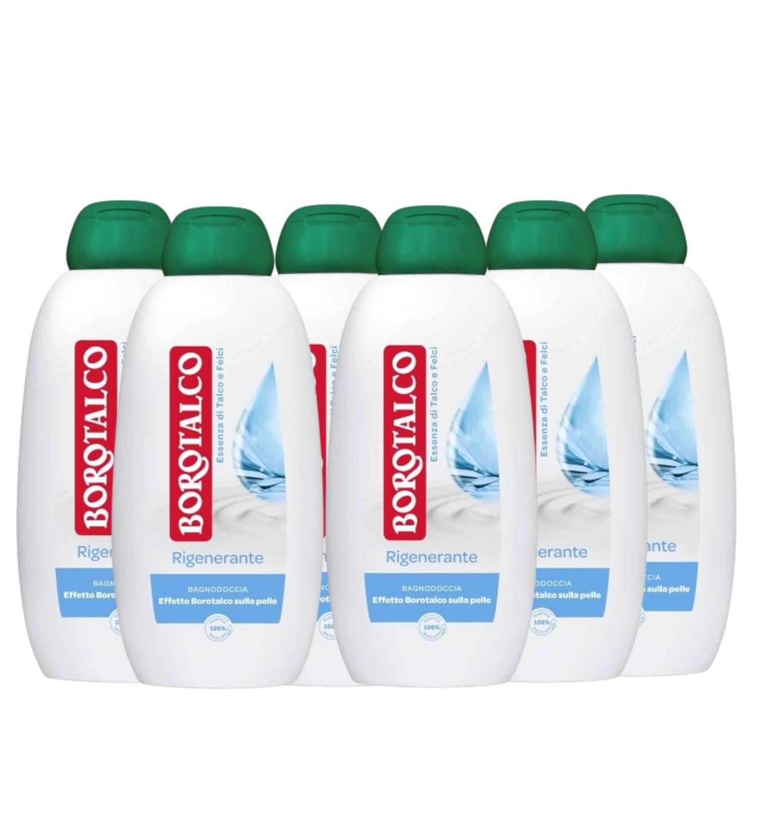 Borotalco Regenerating Shower Talcum Fern Essence 450 Ml (6 Units) - Buy Online on GoSupps.com