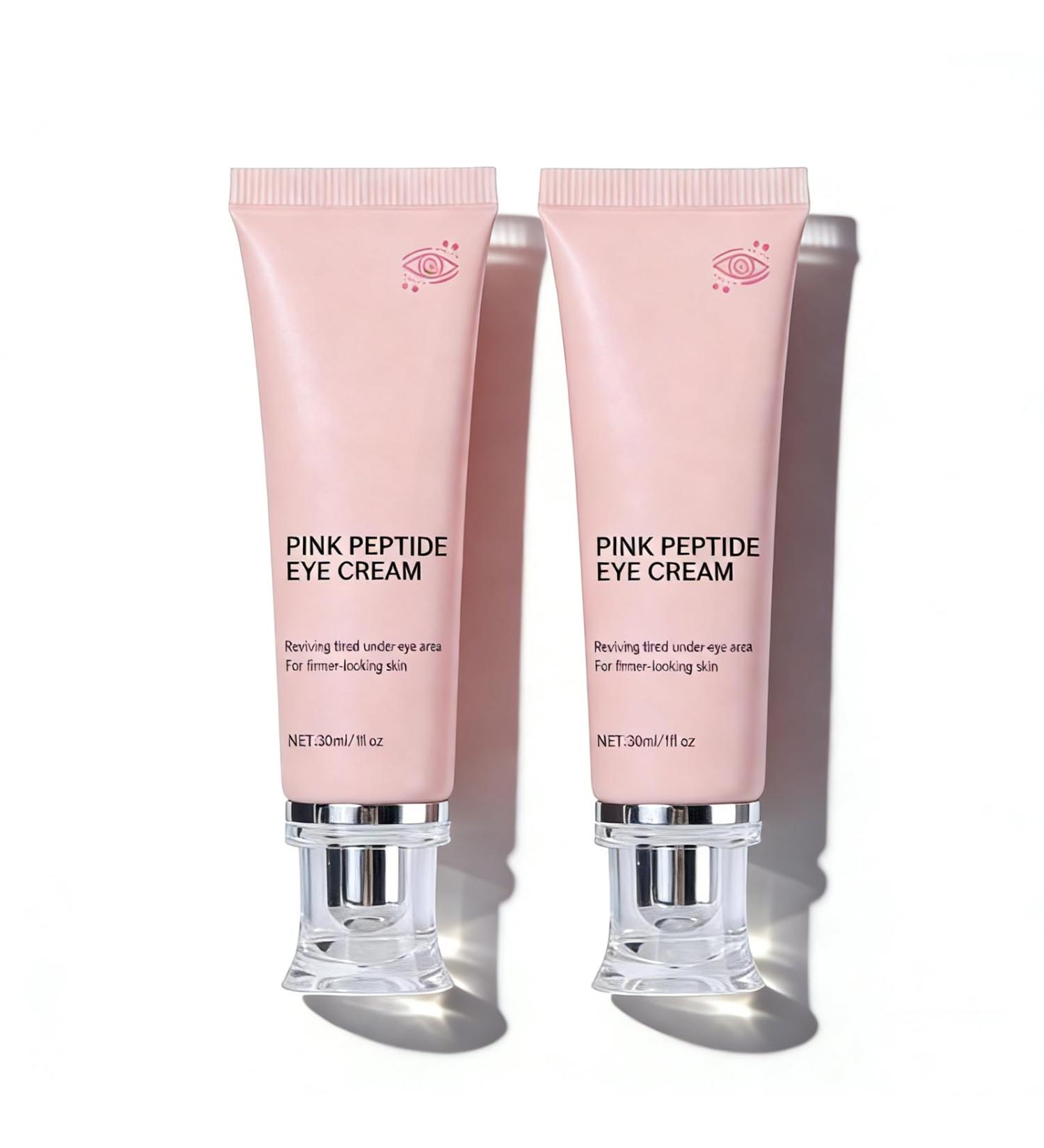 PDRN Pink Peptide Eye Serum Hydrating & Firming Under Eye Cream for Dark Circles & Puffiness - Anti-Aging Treatment with Retinol Reduces Fine Lines Wrinkles Bags and Uneven Skin Tone (2pc) - Buy Online on GoSupps.com