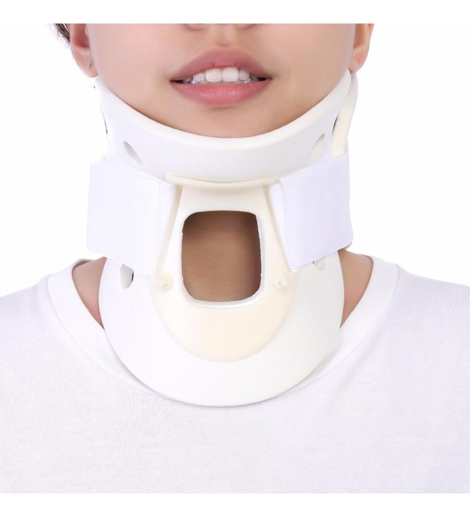 PRUJOY Breathable Neck Brace for Neck Pain Relief - Cervical Traction Fixer (S) | International Shipping Available! - Buy Online on GoSupps.com