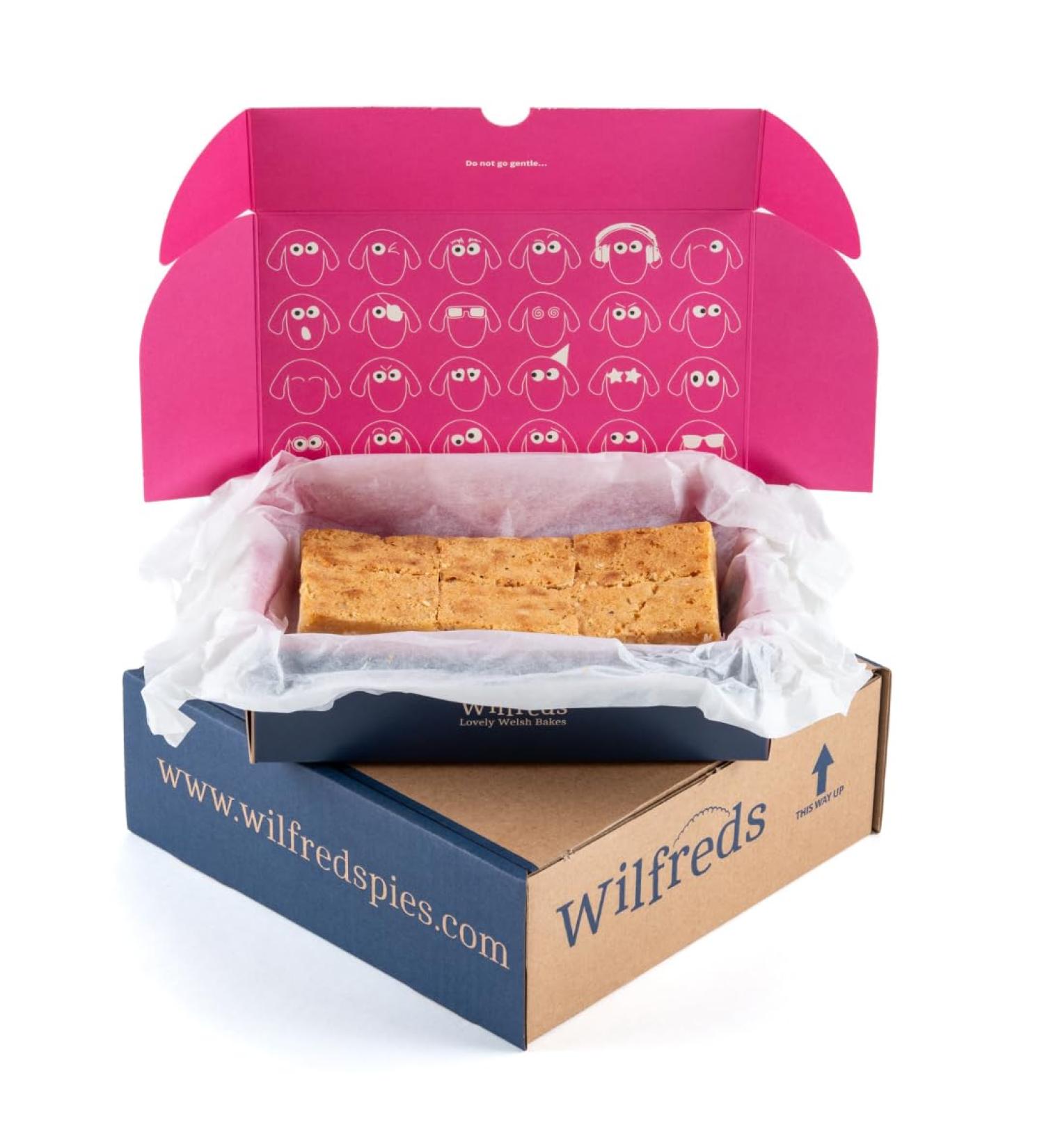 Wilfred's White Chocolate Blondie Brownies: 12 Blondy Delights in a Gift Box Perfect for Gifting or Savouring white Brownie Moments A Great Gift for Him or Her - Buy Online on GoSupps.com