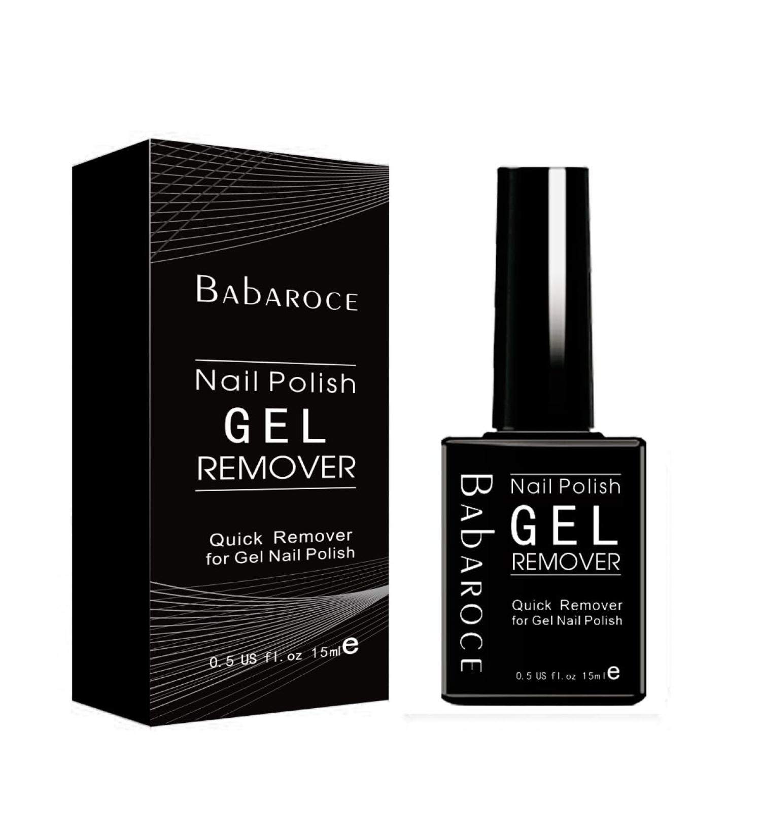Babaroce ""Professional Magic Gel Fingernail Polish Remover Non Acetone Nail Polish Remover Cuticle Trimmer Cuticle Remover Nail Glue Remover Gel Polish Remover For Nails 15 Ml - Buy Online on GoSupps.com