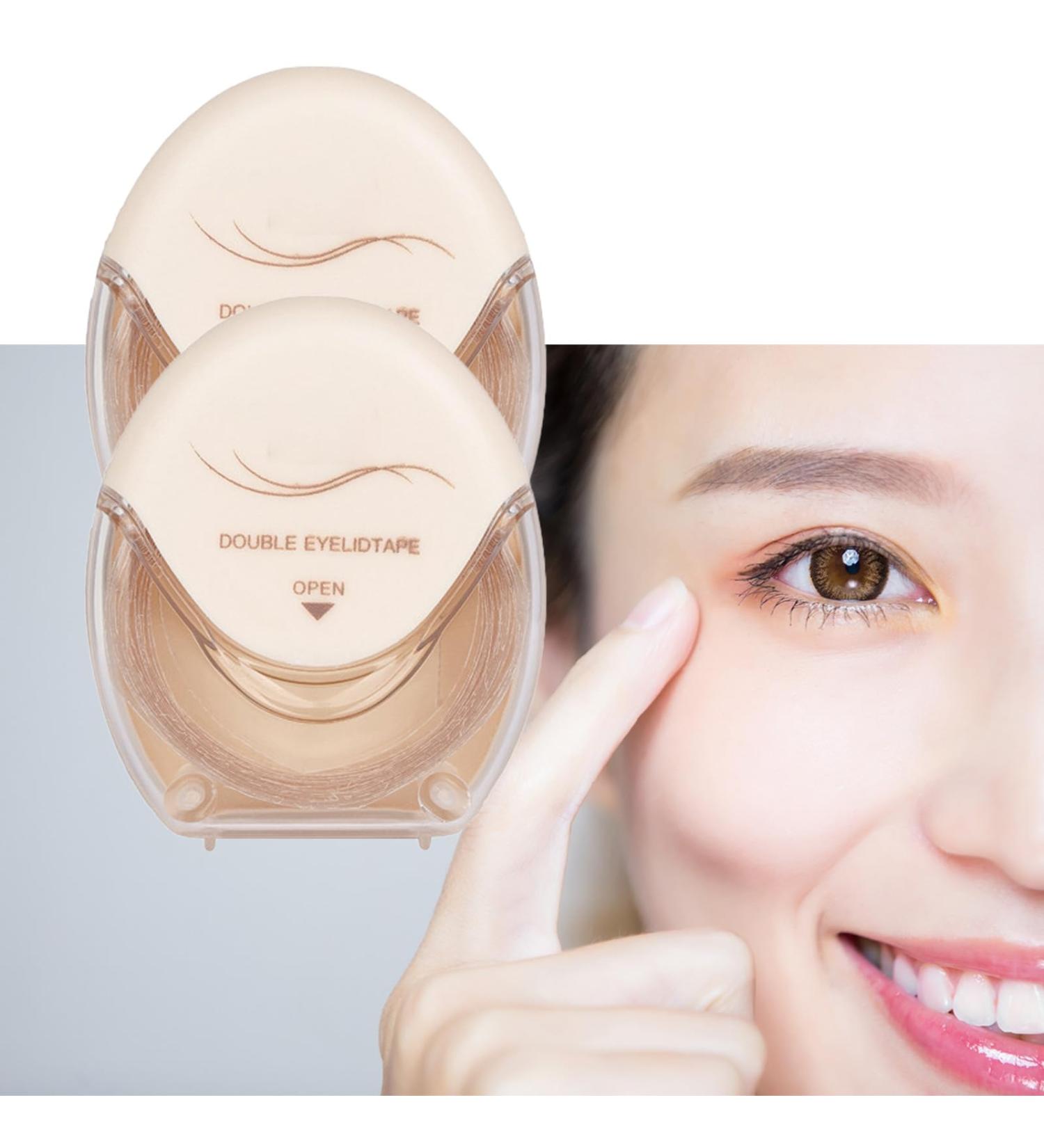 Invisible Double Eyelid Sticker 120 Strips/Pack Invisible Double Eyelid Tape Invisible Natural Double Eyelid Stickers Waterproof and Sweat Resistantsingle Side Double Eyelidtape (Moon 25*2.8mm 2pcs) - Buy Online on GoSupps.com