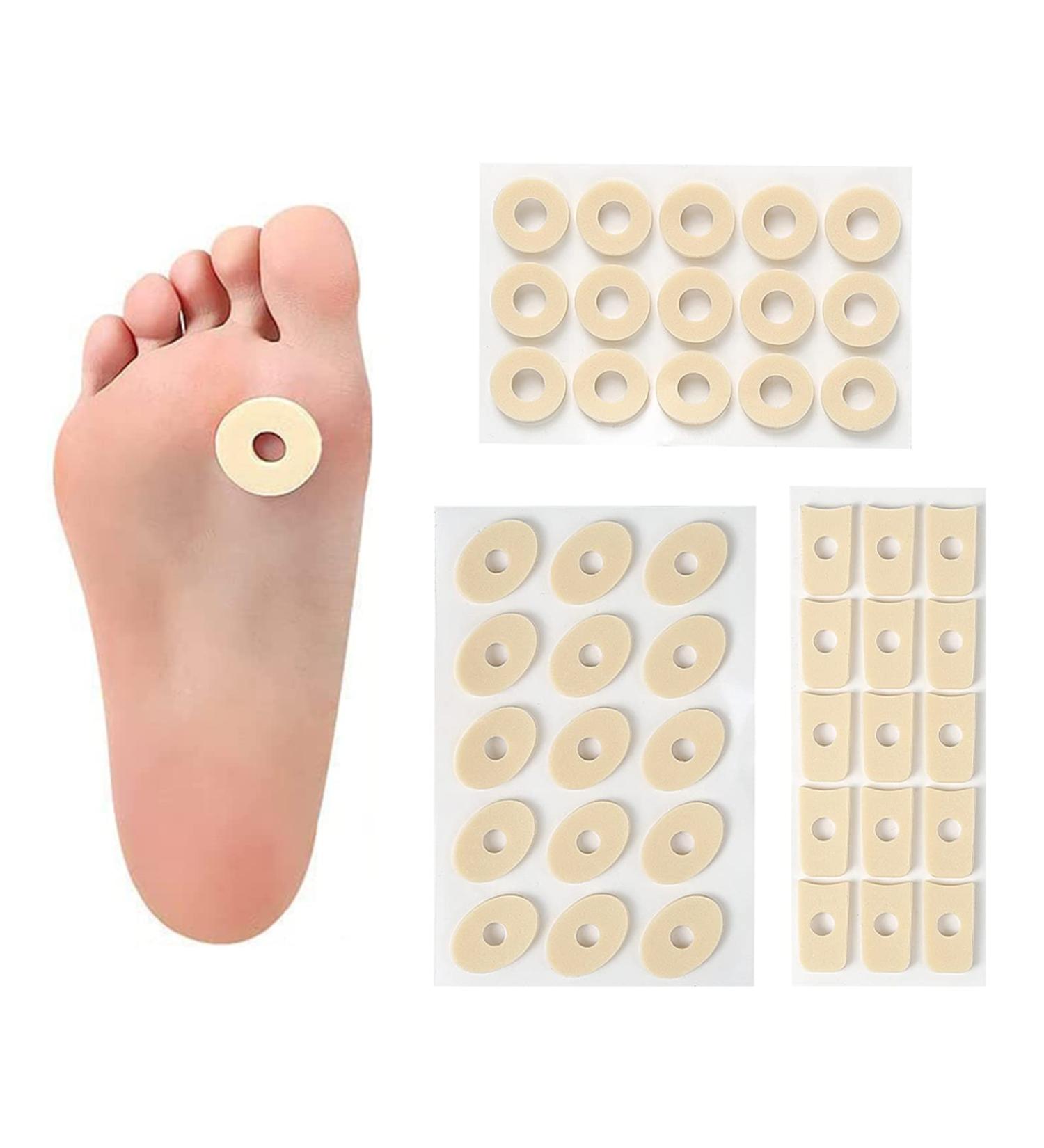 Corn dressing corns protective dressing foot corn dressing protective foot corn foot protector toe correctors silicone corns dressing 45 pieces - Buy Online on GoSupps.com