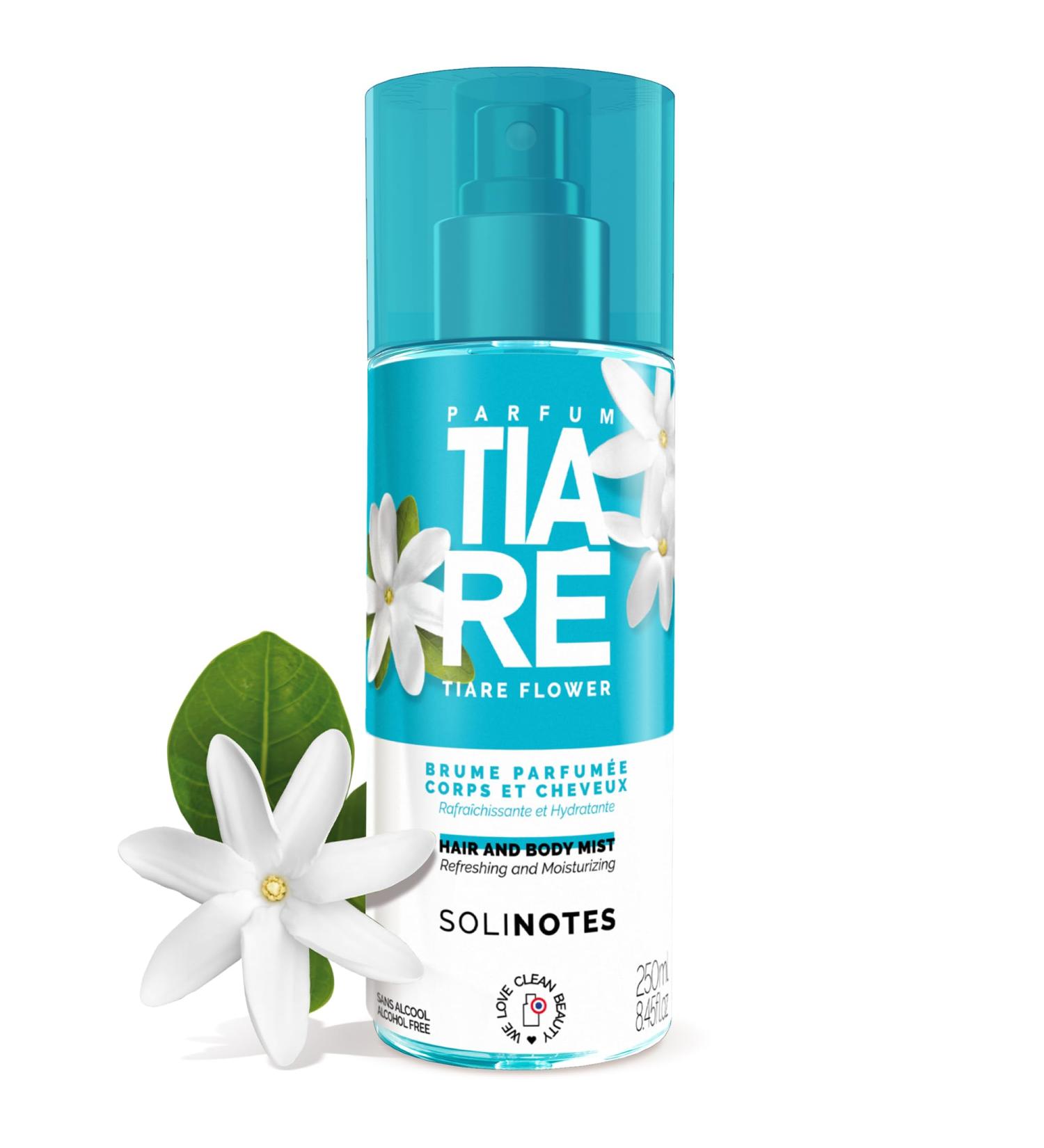 Tiar Body Mist by SOLINOTES | Refreshing And Hydrating Womens Fragrances - Alcohol-Free | Body Spray for Women and Hair | 8.45 fl.oz - Buy Online on GoSupps.com