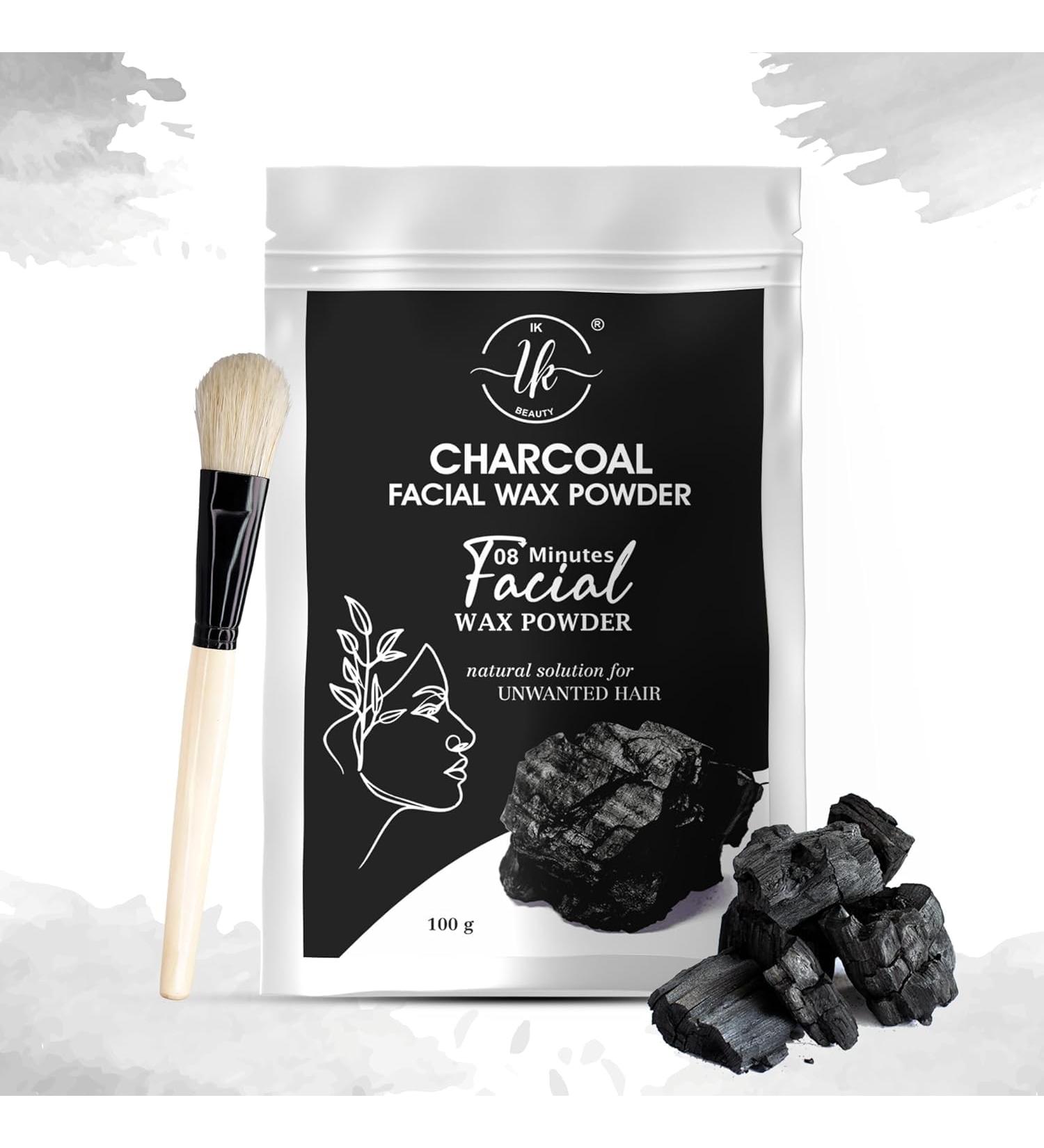charcoal facial wax powder 100 gm