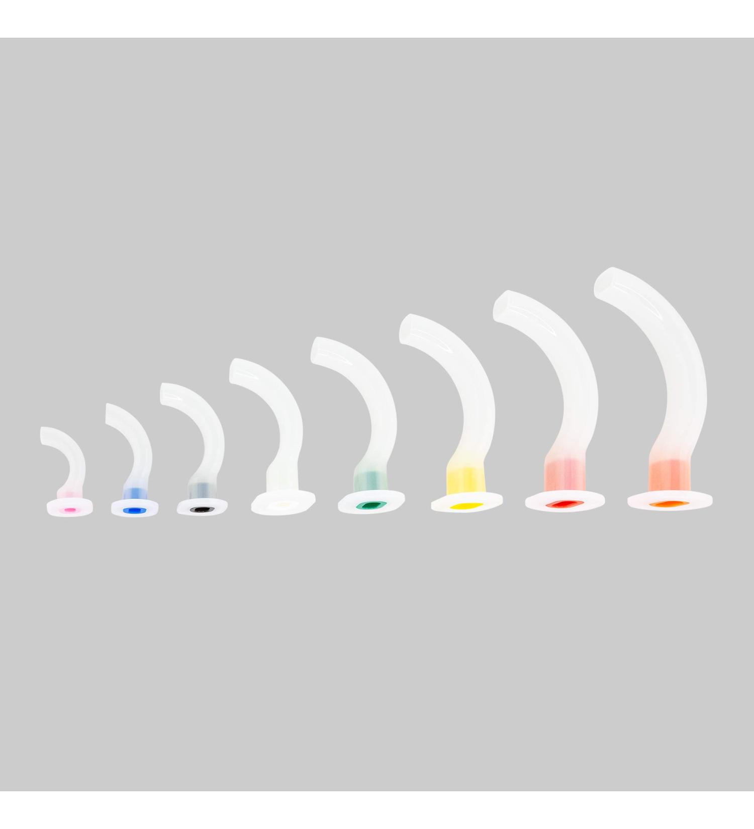 LINE2design Guedel Oral Airway Kit - Multi-Color Disposable Gas Guide Tube for First Aid - EMT Supplies Trauma Airways - Latex-Free Polyethylene Plastic - Buy Online on GoSupps.com