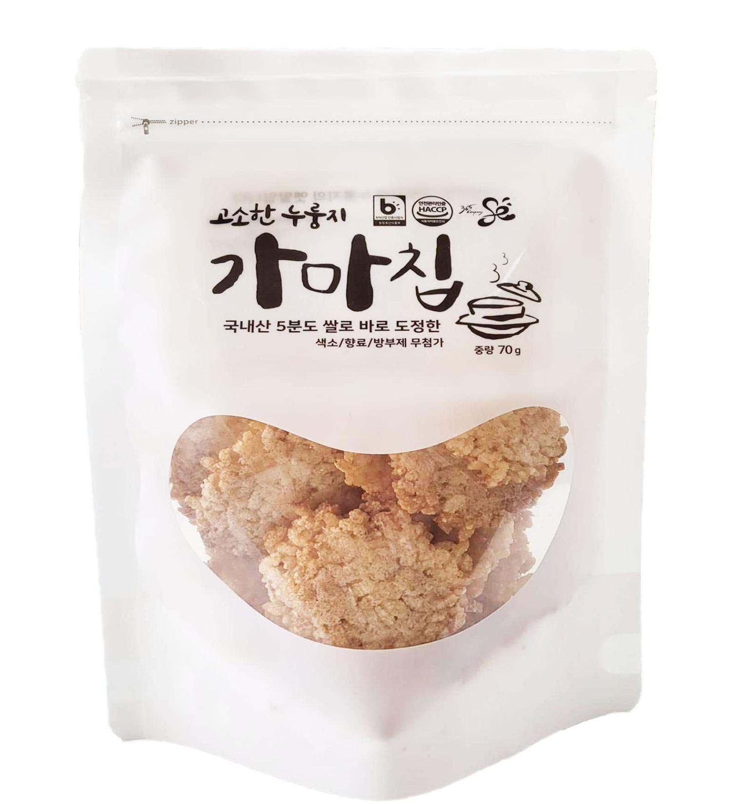 Scorched Rice Chips Snack - Authentic South Korean Delight - Buy Online on GoSupps.com