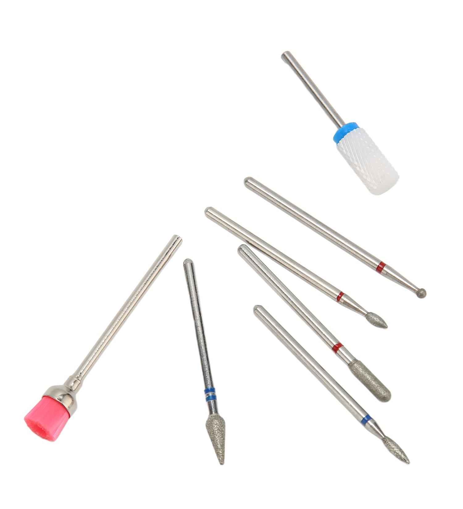 Nail Drill Bits Gel Removal Electric Cuticle Remover Bit Left Right Handed Tungsten Ceramic for Acrylic Nails - Buy Online on GoSupps.com