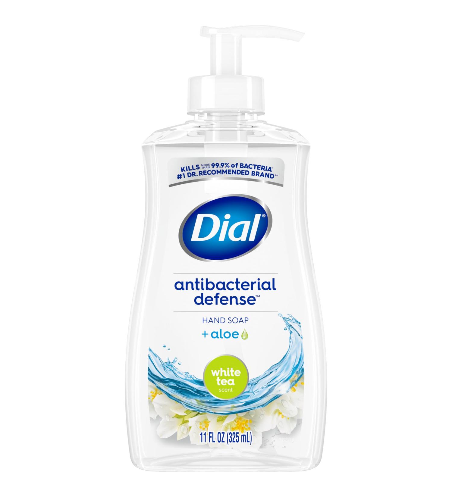 Dial Antibacterial Liquid Hand Soap White Tea 11 fl oz 11 Fl Oz (Pack of 1) - Buy Online on GoSupps.com