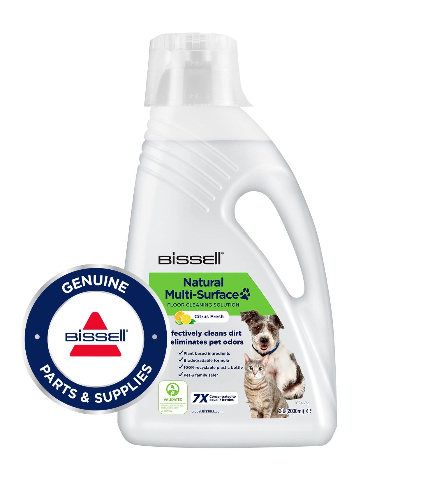 Bissell Natural Multi-Surface Pet Cleaner | 2L | Flower Scent | Safe for All Sealed Hard Floors & Carpets | Compatible with Crosswave Spinwave & Hydrowave | 31221 - Buy Online on GoSupps.com