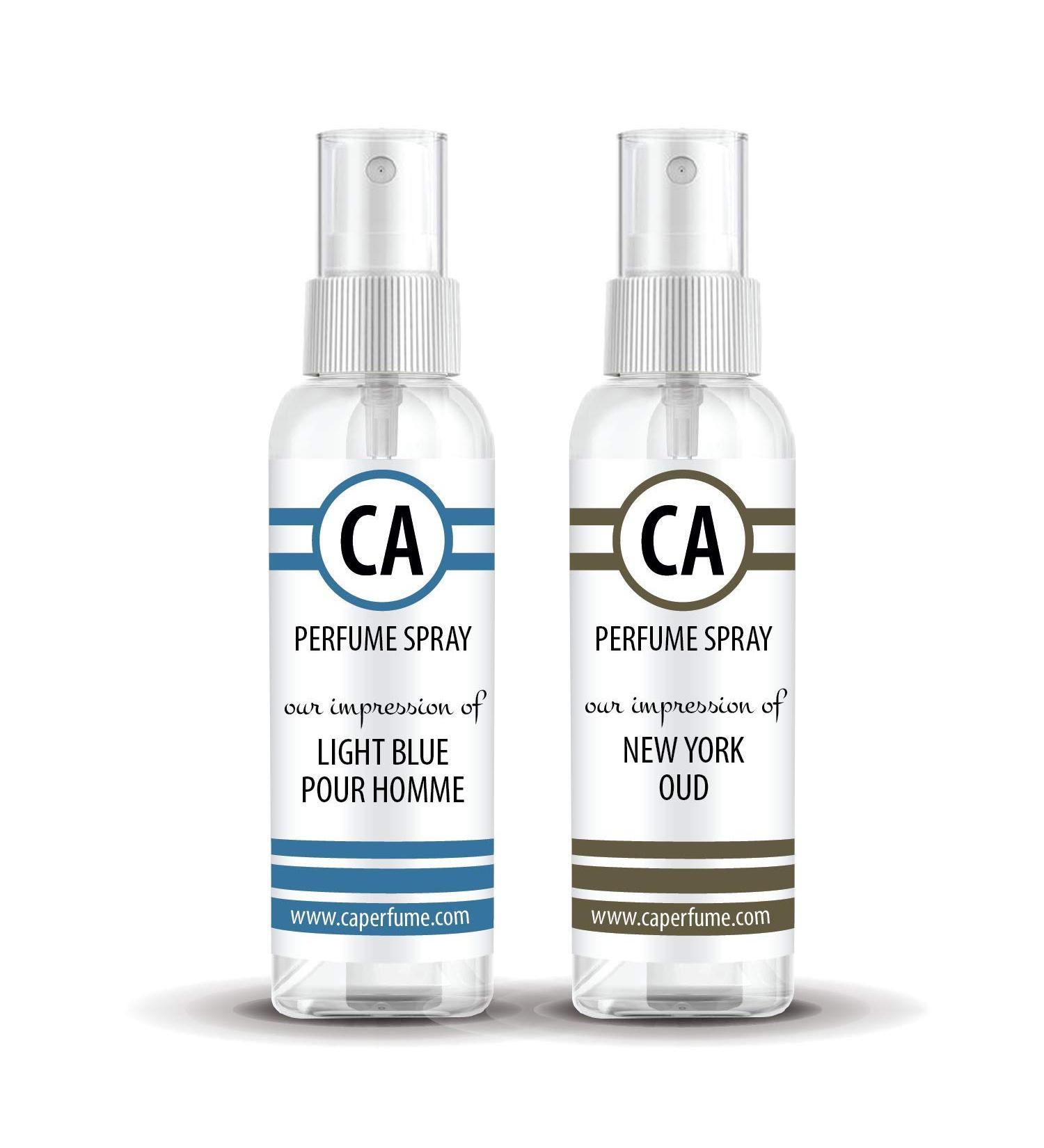 CA Perfume Impression of (Light Blue Por Homme + New York Oud) Travel Size Sample Fragrance Refillable Atomizer Long Lasting Eau de Parfum (Cologne) Sprayer / 2 Fl Oz/ 60 ml Light Blue Por Homme + New York Oud Impression - Buy Online on GoSupps.com