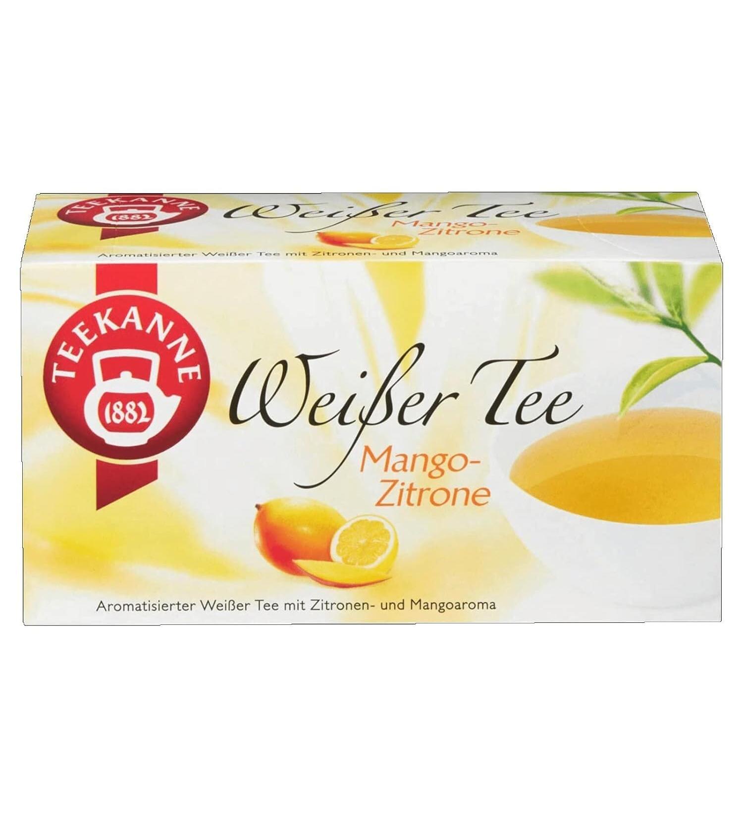 Buy Teekanne White Tea Mango-Lemon - 20 Bags | Premium Quality & International Shipping - Buy Online on GoSupps.com