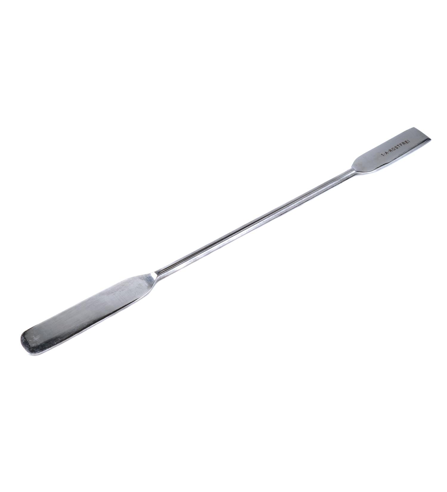 blueINOX Doppelspatel (Salbenspatel/Laborspatel) 15 cm - verchromt