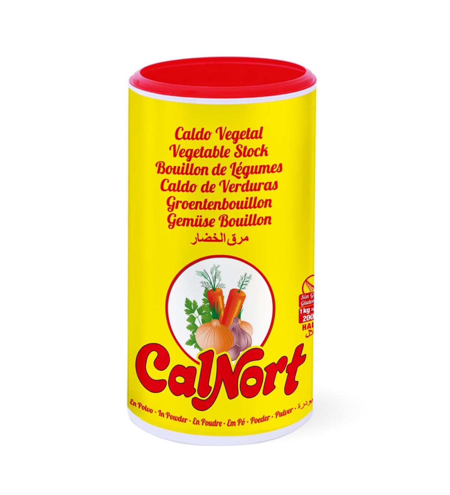 Calnort Vegetable Stock in Powder - 1kg | Bouillon de L gumes | Gluten Free | Halal - Buy Online on GoSupps.com
