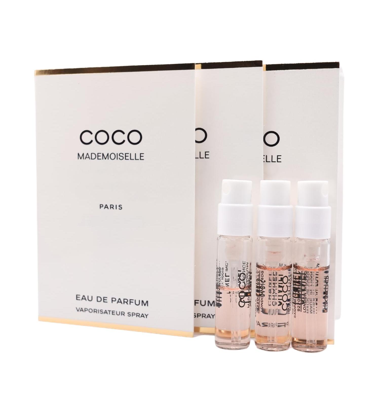 Set 3 Cologne Luxury Travel Size for Women Sample Spray Vial 0.05oz/ 1.5ml each. Coco Mademoiselle EDP Set of 3 - Buy Online on GoSupps.com
