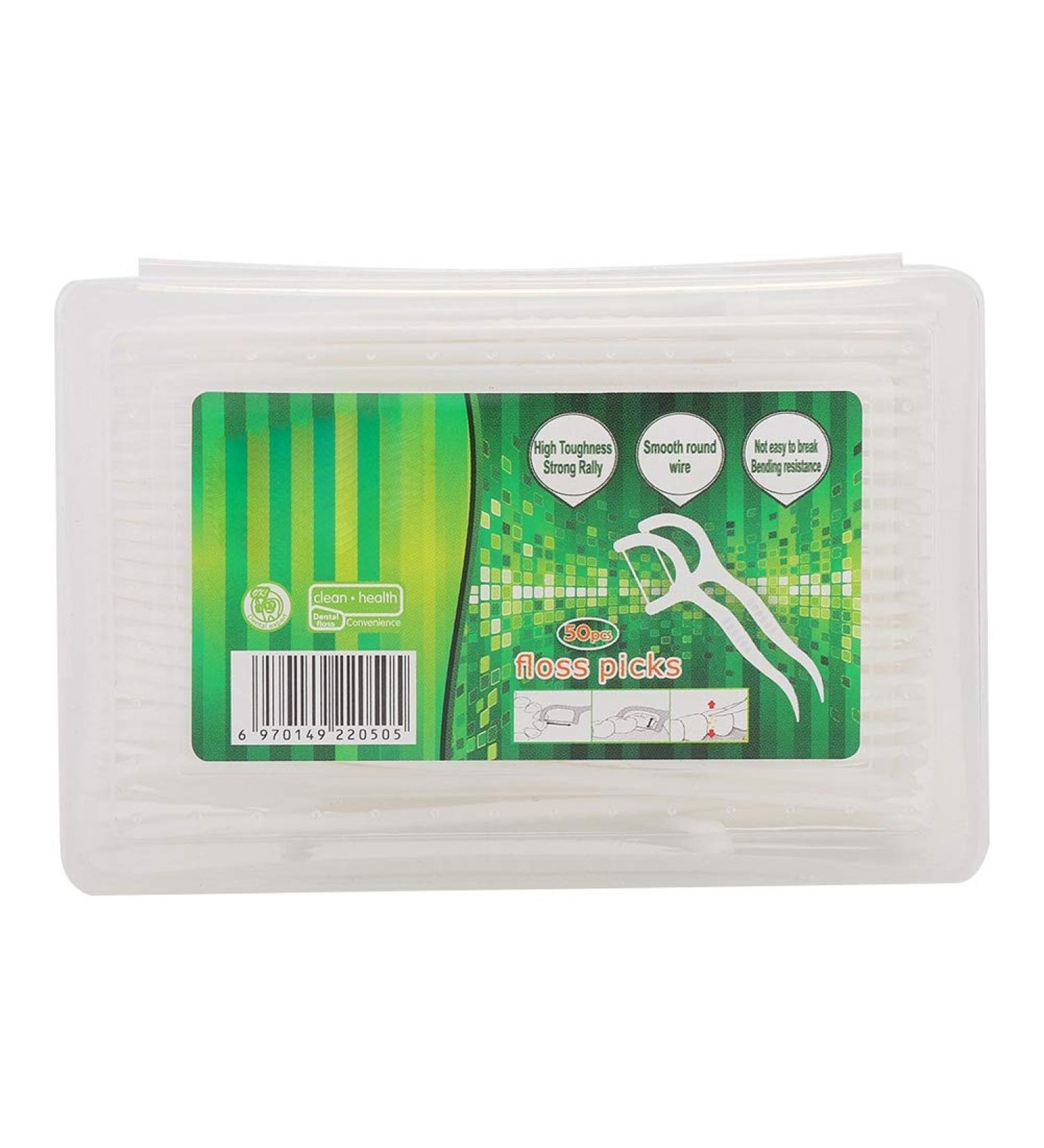 Buy ANGGREK Dental Floss Picks - 50 Disposable Toothpicks for Effective Oral Hygiene | International Shipping Available - Buy Online on GoSupps.com