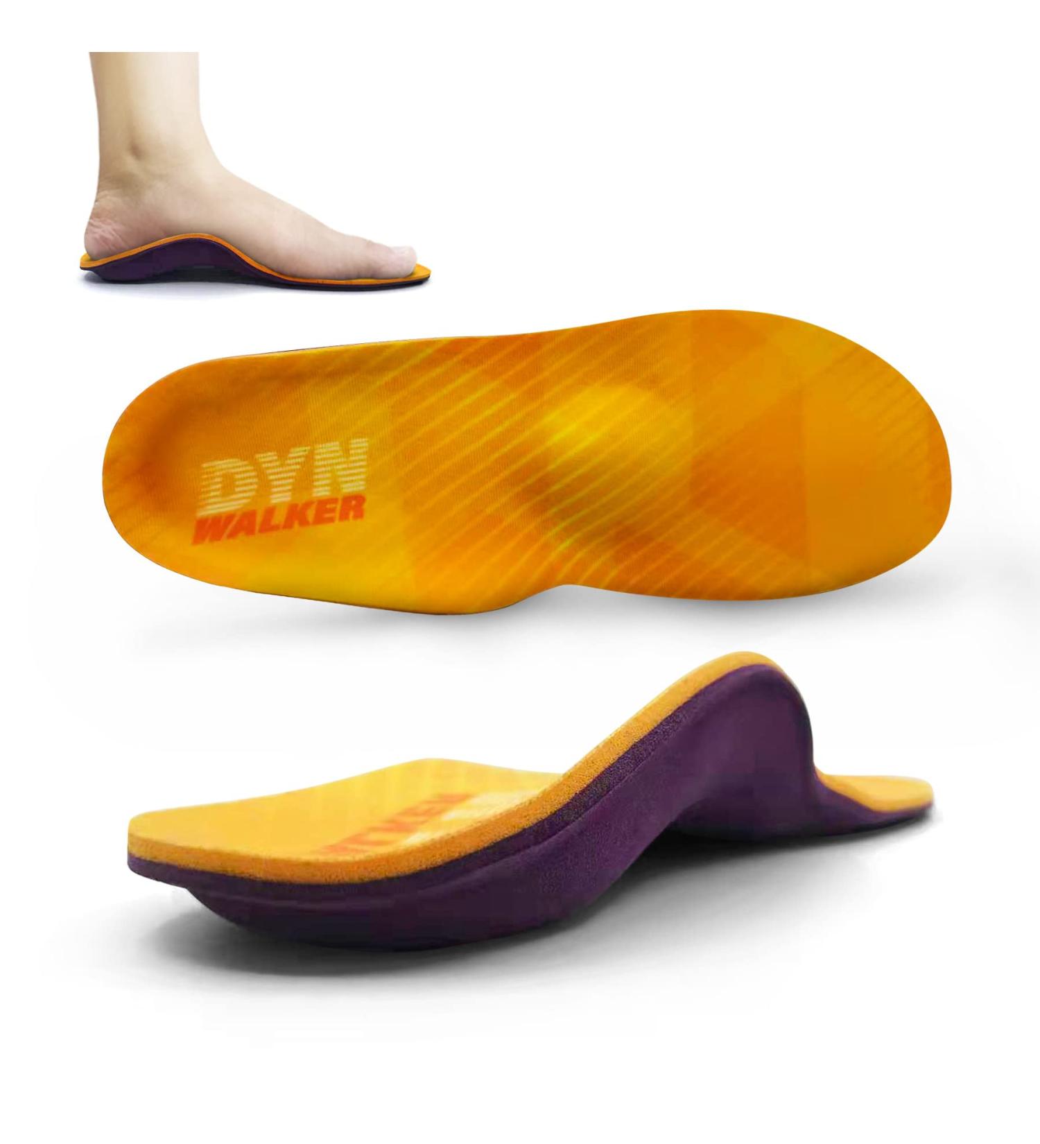 DynWalker Memory Foam Insoles for Plantar Fasciitis & Foot Pain Relief - XXS (Women 4.5-5) - Buy Online on GoSupps.com