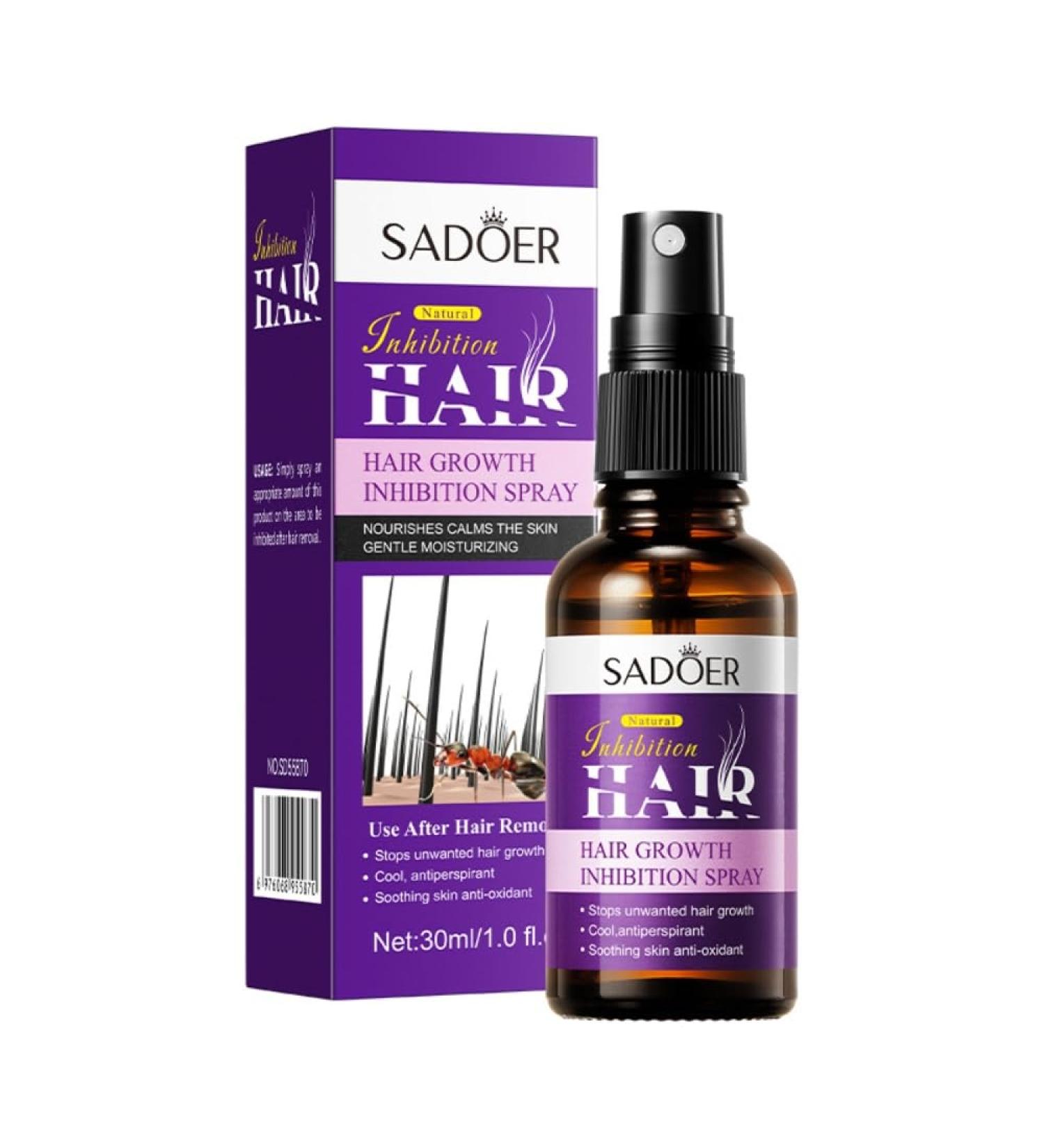 Hair Inhibitor Spray for Face Underarms Legs | Soothing Hair Growth Inhibitor for Men & Women | After Wax Care - Buy Online on GoSupps.com