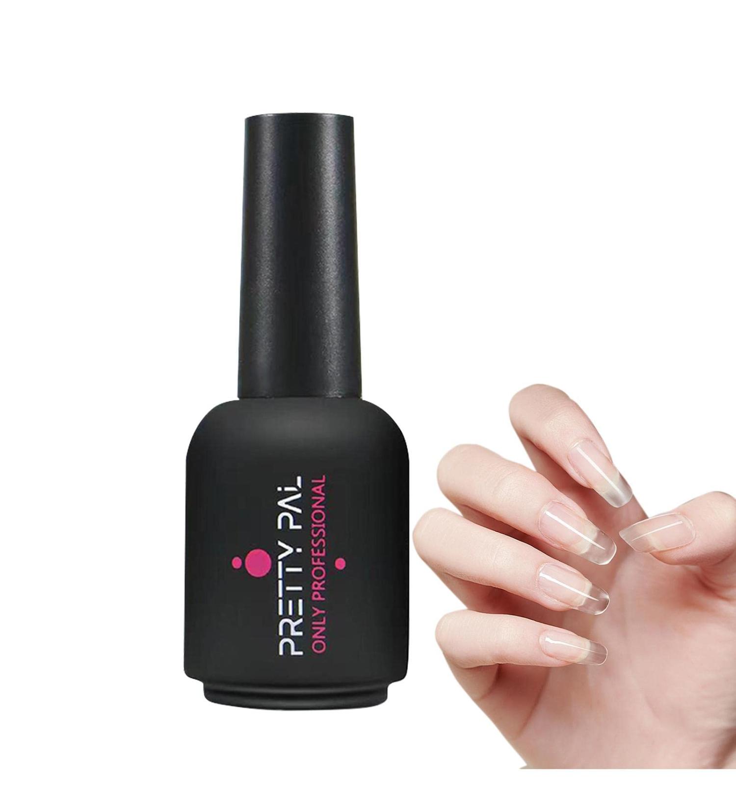 Gel Nail Glue - Nail Tips Glue Gel for Acrylic Nails Curing Needed Nail Gel Glue Multi-Functional Gel Glue for Nails Brush On Nail Gel Glue for Fake Nails Long Lasting Nail Glue/Base Pisole - Buy Online on GoSupps.com
