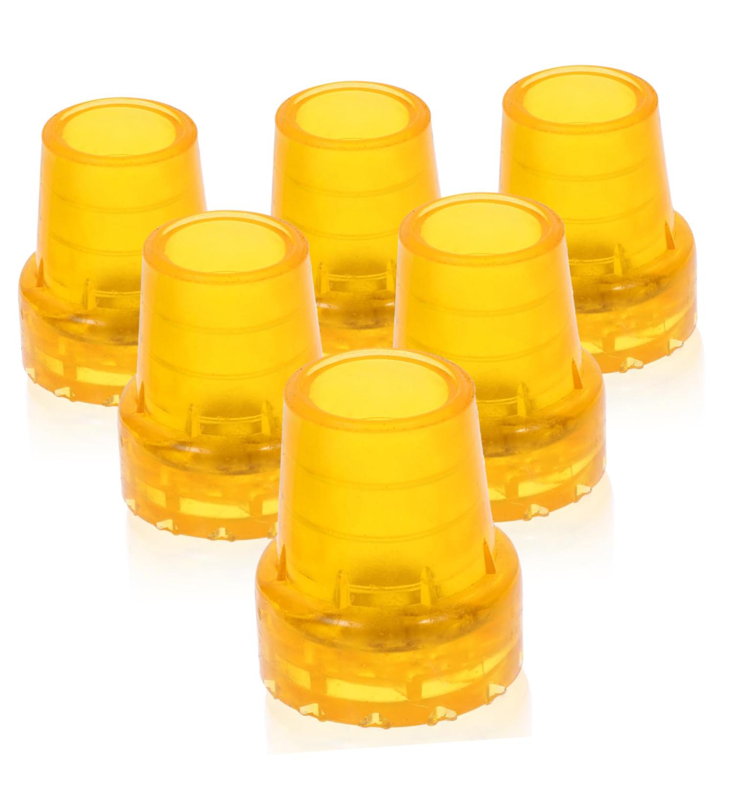 Lurrose 6-Pack Anti-Slip Crutch Pads | Rubber Tips for Hiking Sticks & Walking Sticks | Space Protection for Better Grip - Buy Online on GoSupps.com