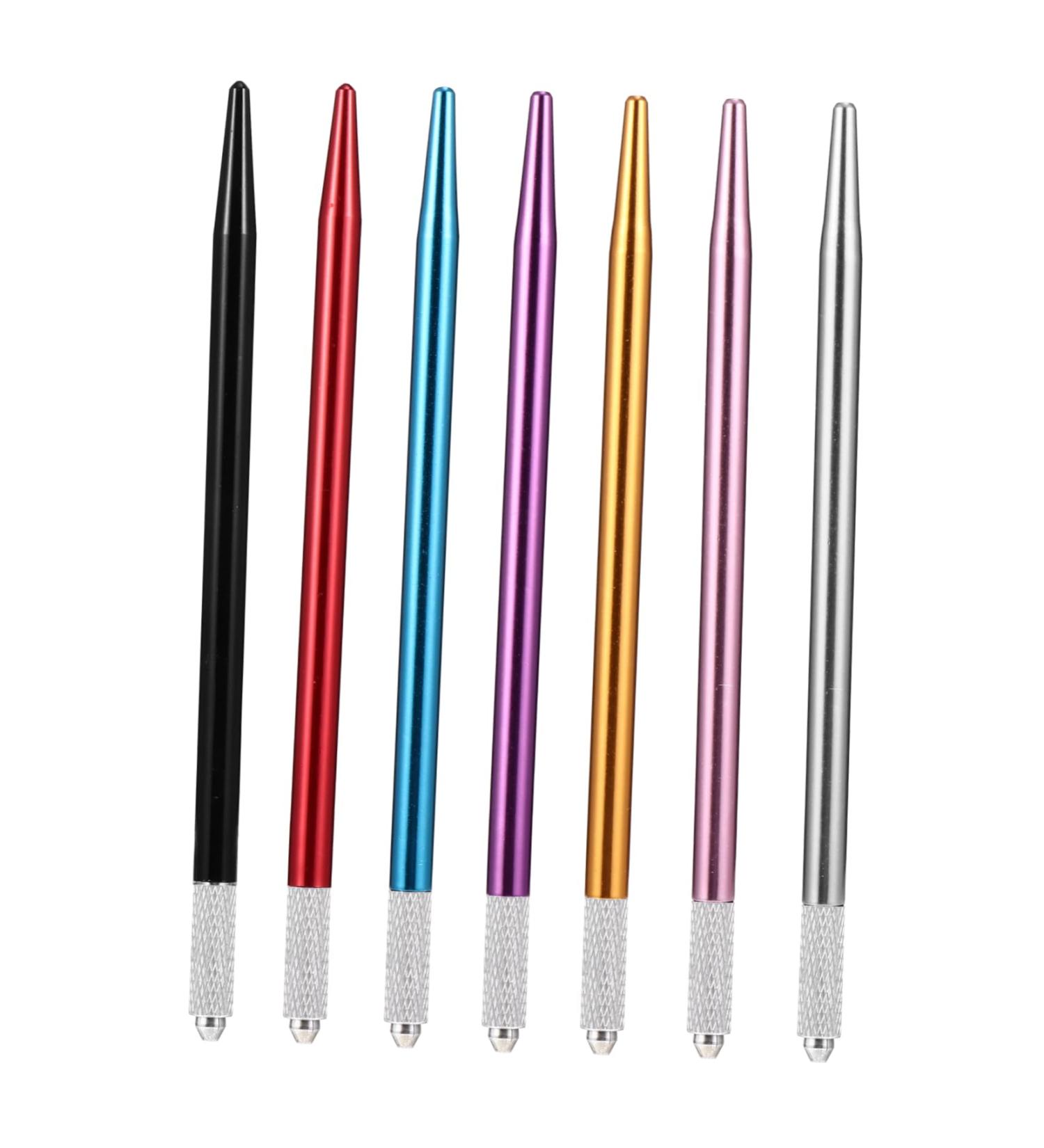 Angoily 7pcs Metal Embroidery Pen Brow Pencil Embroidered Manual Pen Embroidered Pen Cosmetics Korean - Buy Online on GoSupps.com