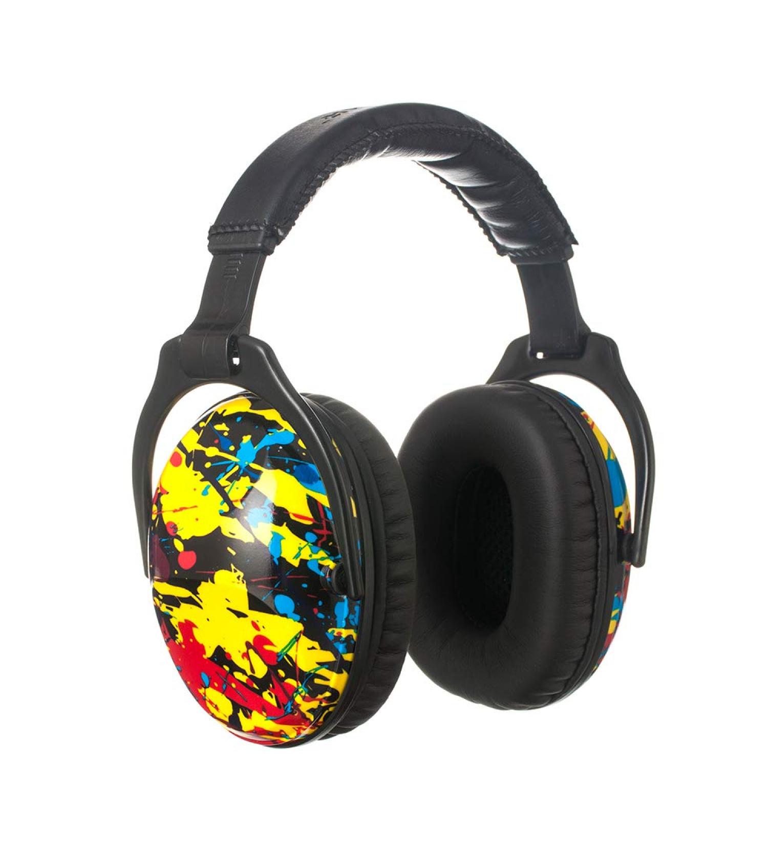 PROTEAR SNR 28 dB Kids Ear Defenders for Sensory Issues - Hearing Protection Muffs for Children - Ideal for Autism, Fireworks, Flights, Sports - Multi-color - 15*13*10cm - Buy Online on GoSupps.com