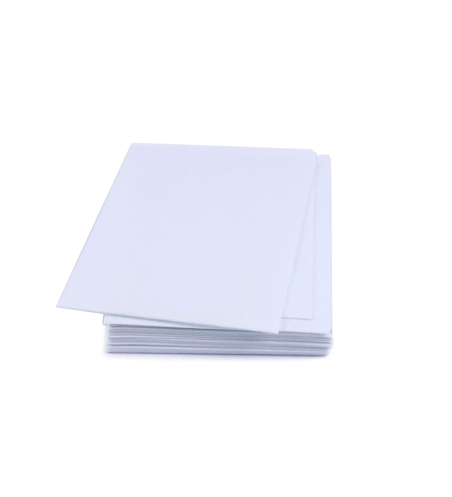 YYCRAFT Stiff Felt Sheets 9x12 - 15 Pack White | Thick Crafting Felt - Buy Online on GoSupps.com