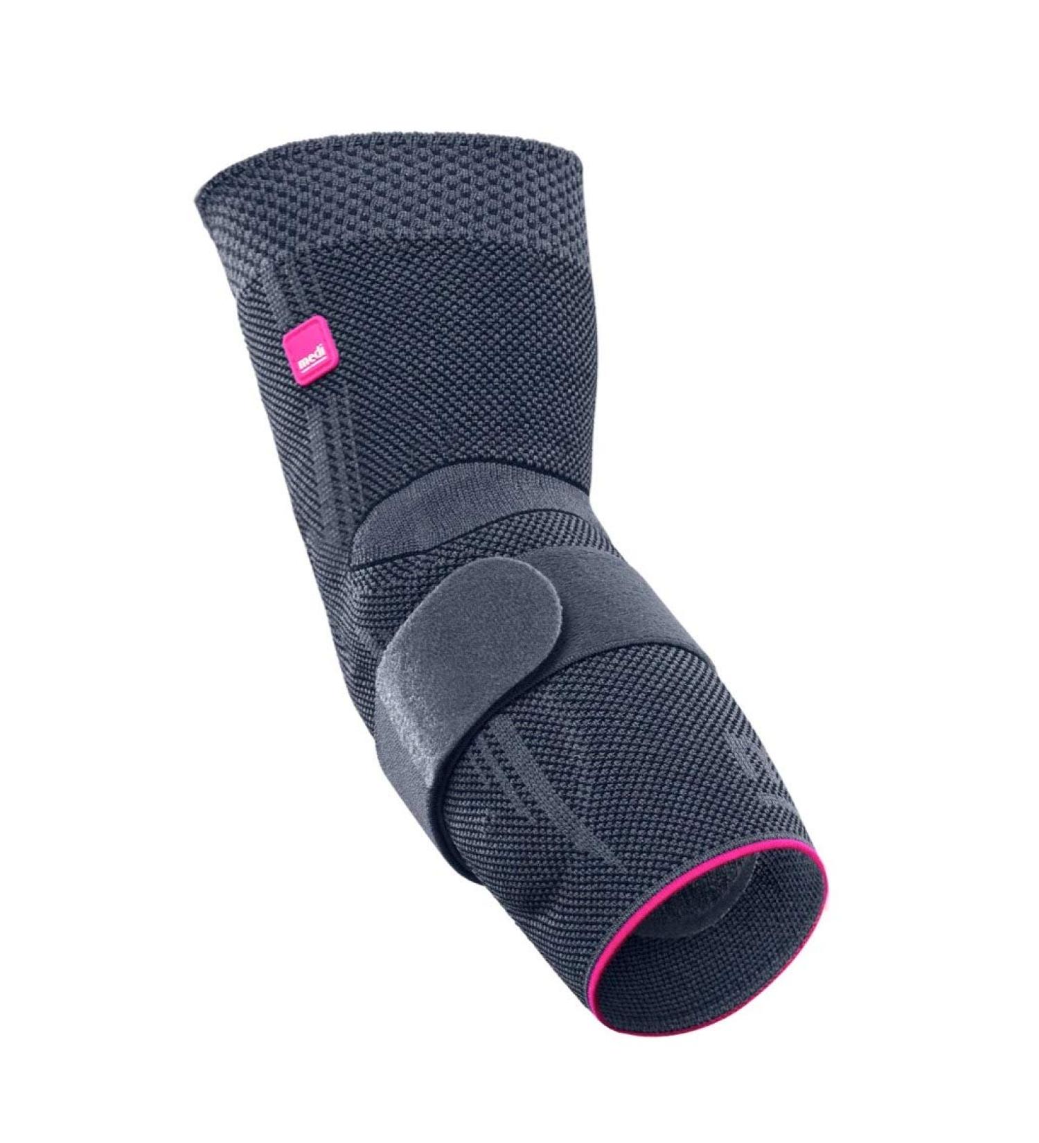 Medi Epicomed Elbow Bandage | Unisex Silver Size II | Compression Stabilizer for Tennis & Golfer's Elbow | Breathable & Reversible Support - Buy Online on GoSupps.com