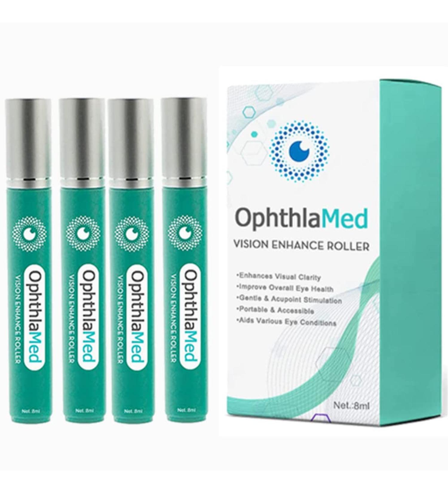 OphthlaMed Vision Enhance Roller - Relieve Eye Strain, Enhance Visual Clarity - 1PCS/8mm (4pcs) - Buy Online on GoSupps.com